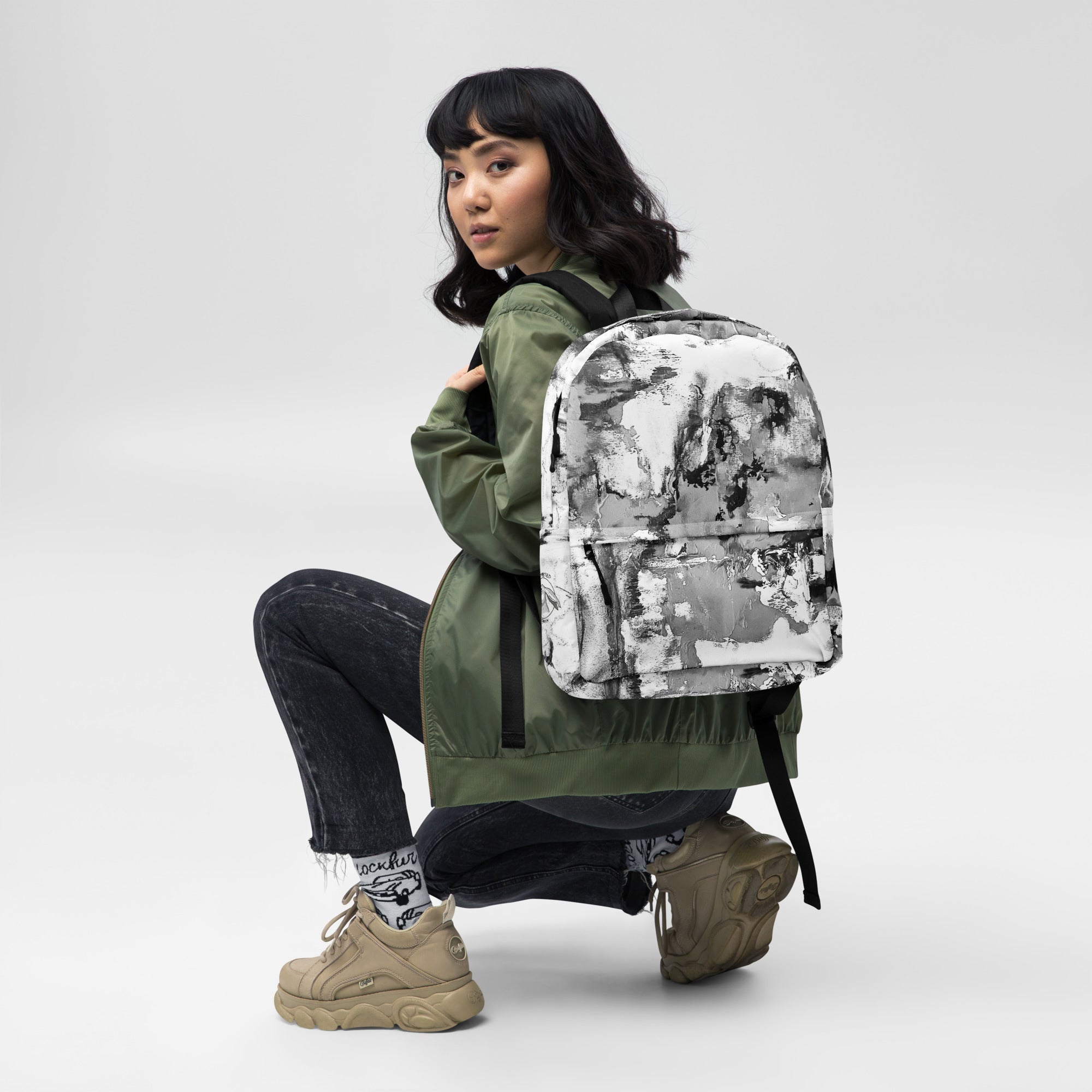 Backpack- Mismatch Grey