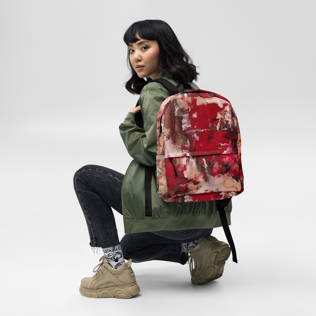 Backpack- Mismatch Red
