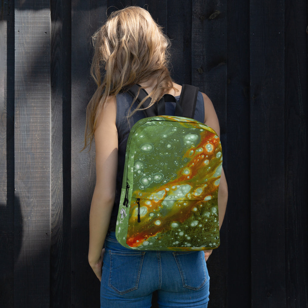 Backpack- Galaxy Green (aka Surface of Mercury)