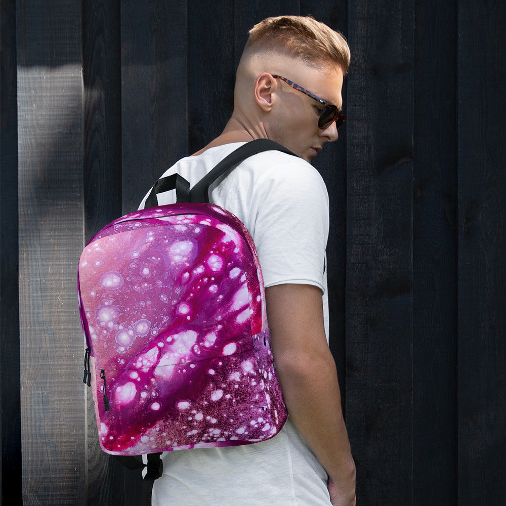 Backpack- Galaxy Fuchsia