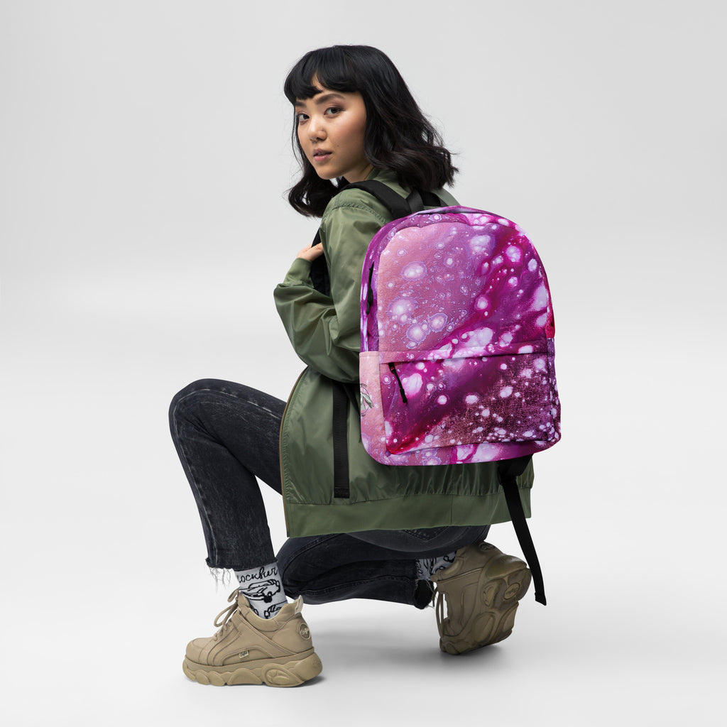 Backpack- Galaxy Fuchsia