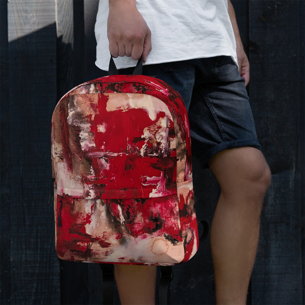 Backpack- Mismatch Red