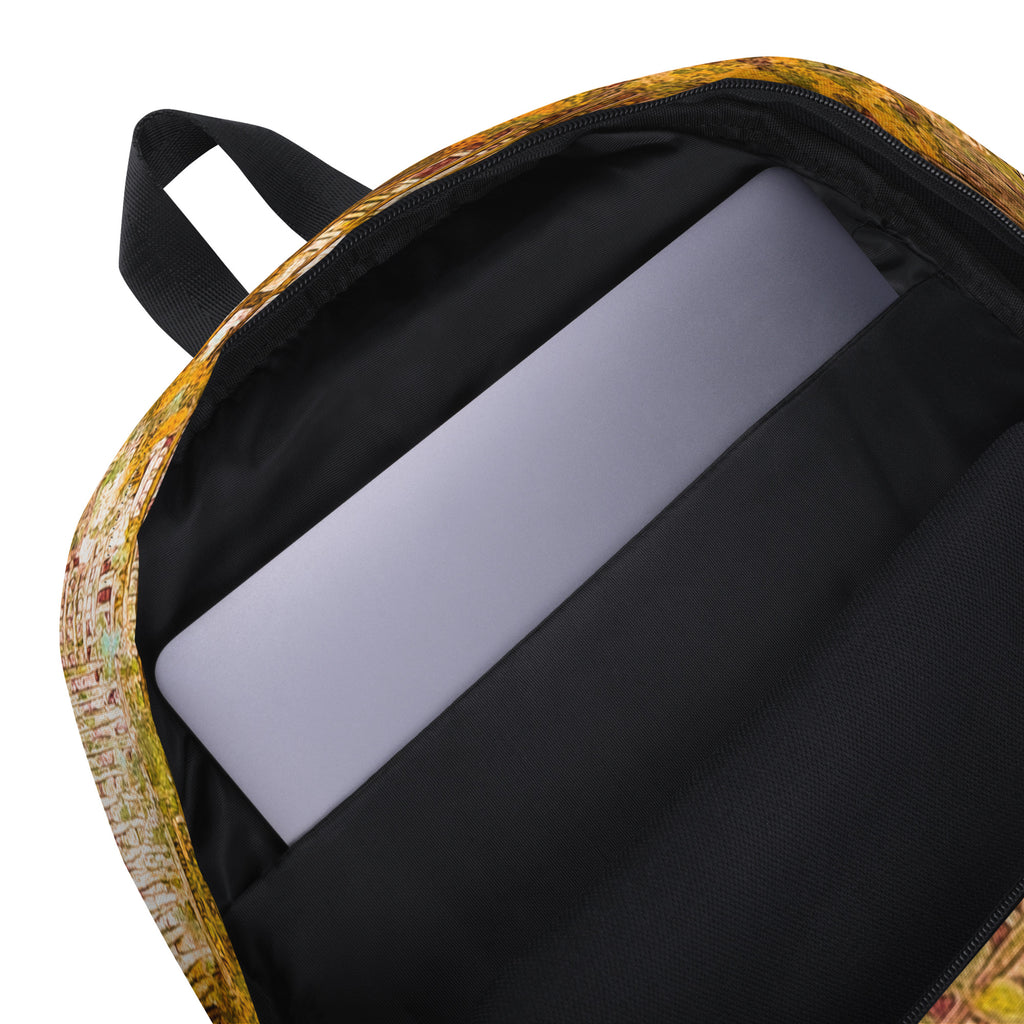 Backpack- Weave Gold