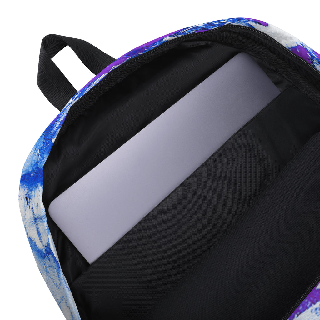 Backpack- Mismatch Purple