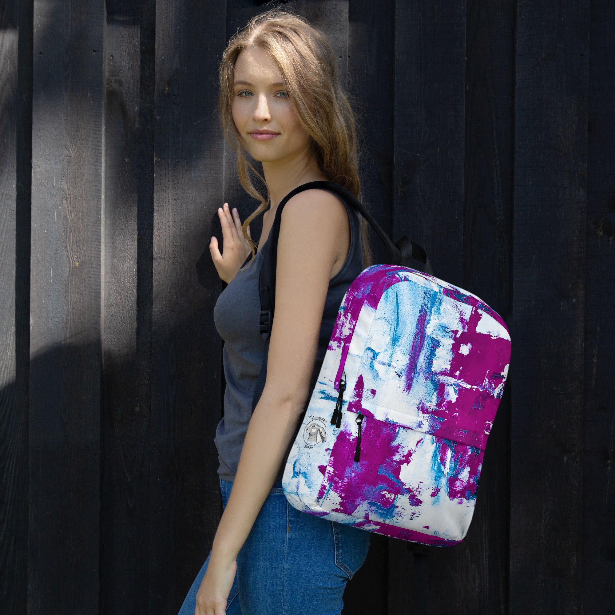 Backpack- Mismatch Turquoise