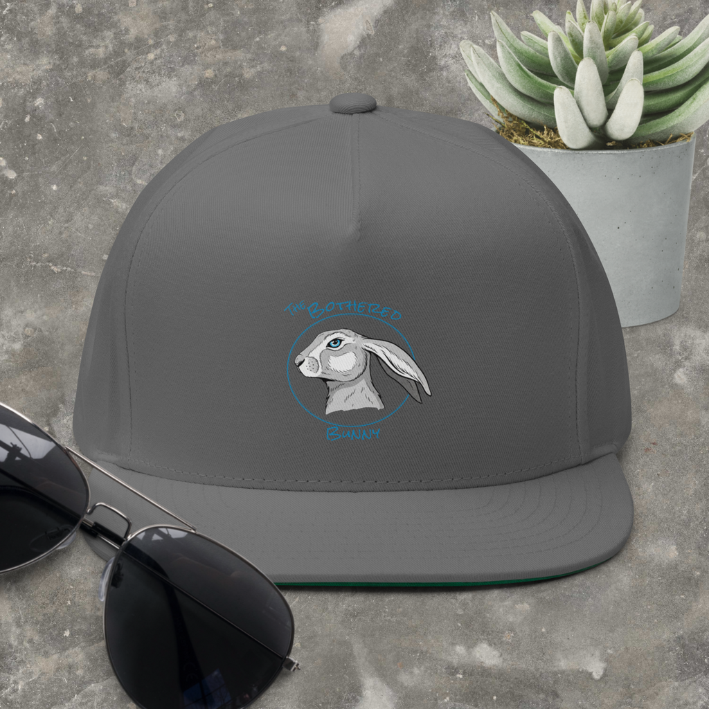 Flat Bill Cap- TBB Logo Turquoise