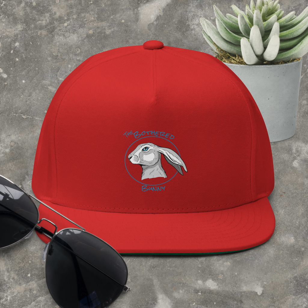 Flat Bill Cap- TBB Logo Turquoise