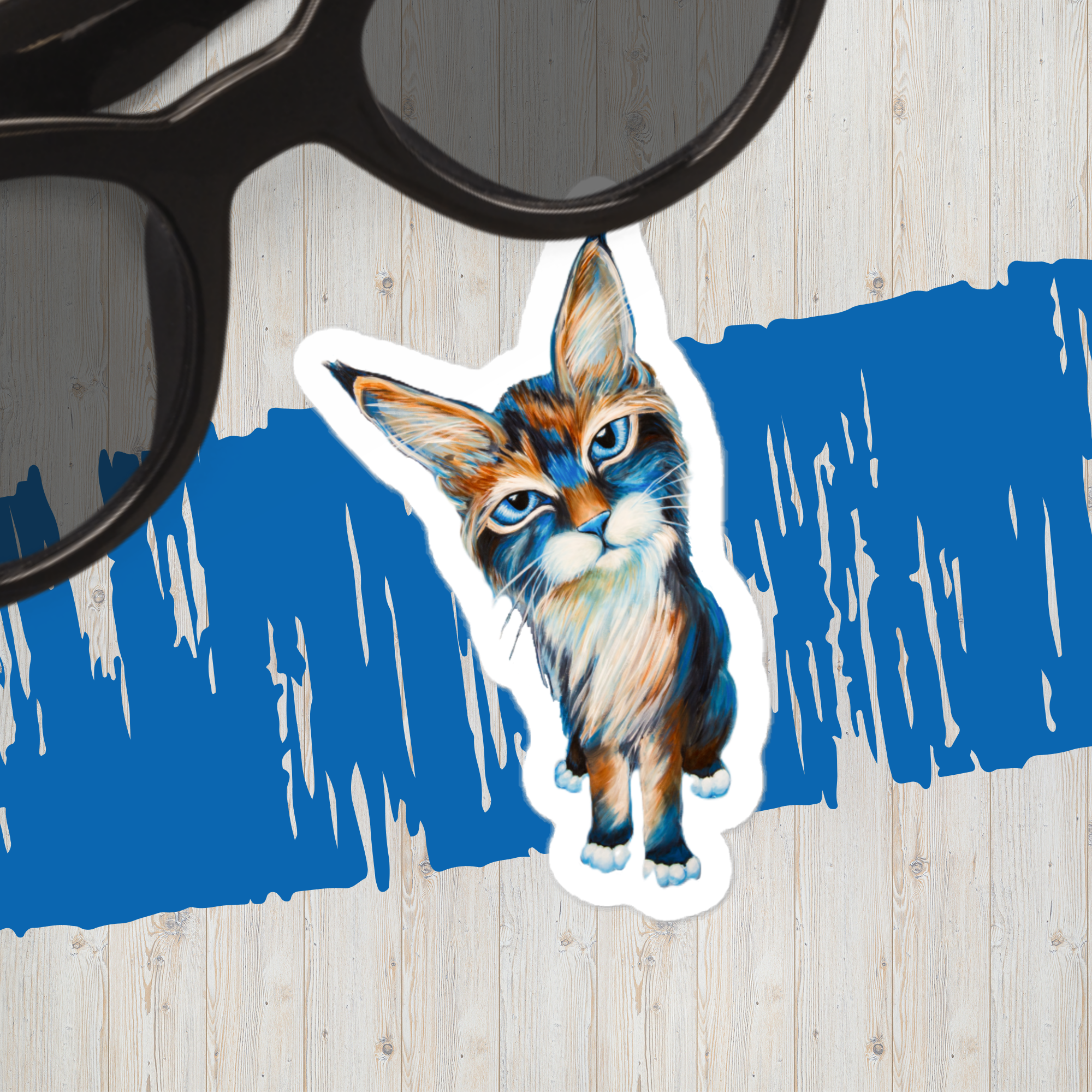 Vinyl decals- Big Kitty
