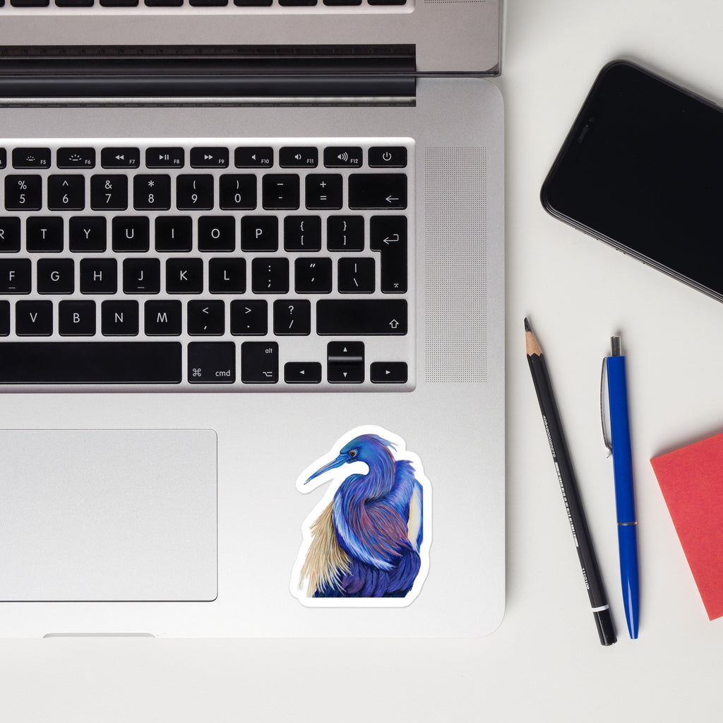 Vinyl decals- Purple Heron