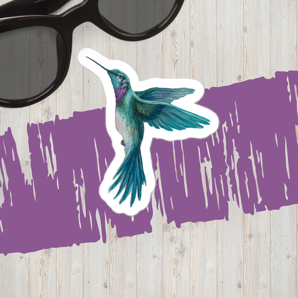Vinyl decals- Hummingbird