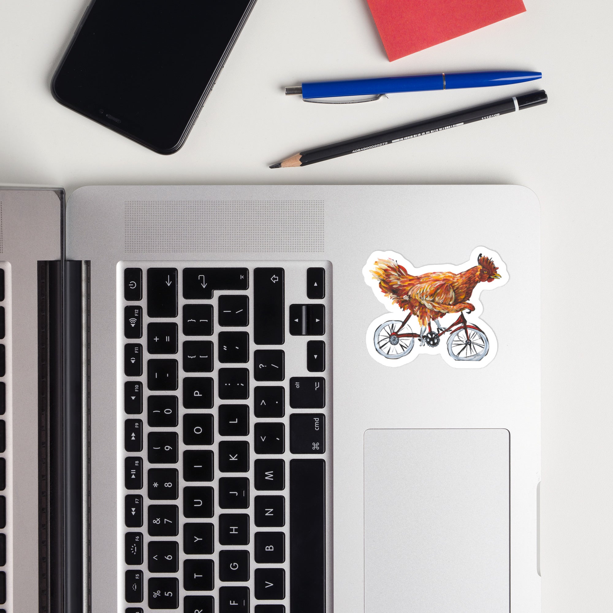 Vinyl decals- Bicycle Chicken