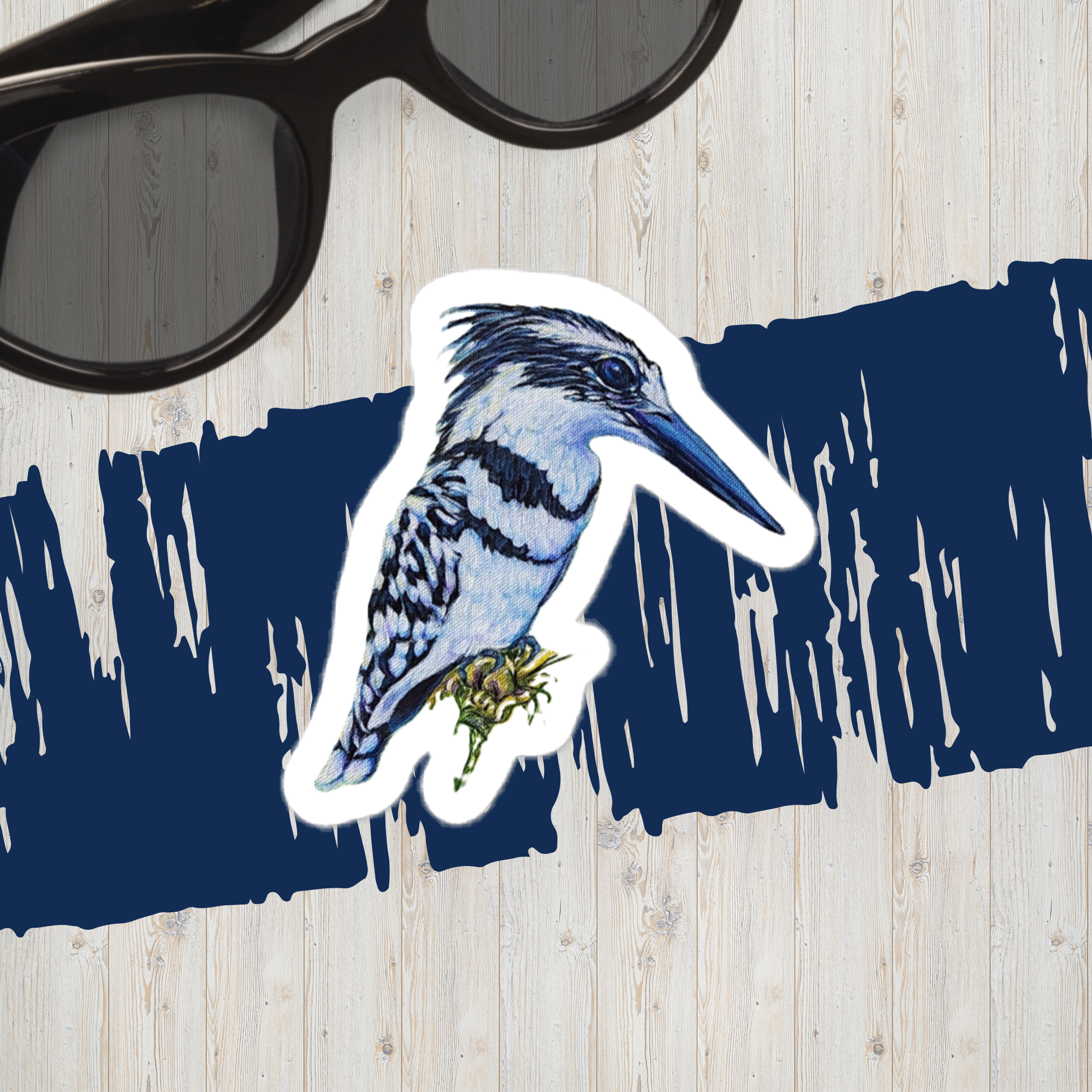 Vinyl decals- Kingfisher