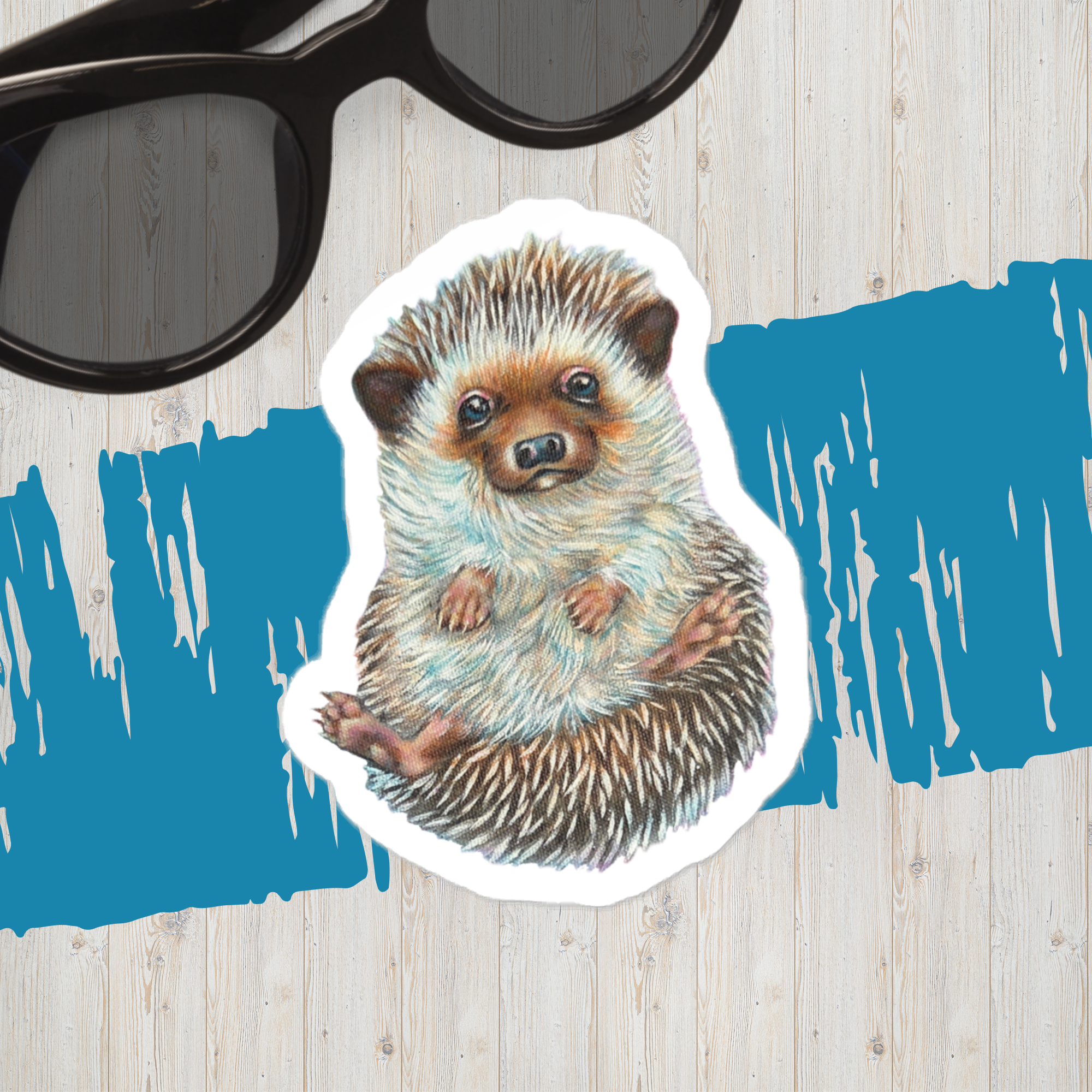 Vinyl decals- Hedgehog