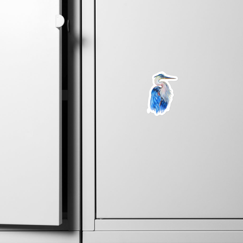 Vinyl decals- Blue Heron