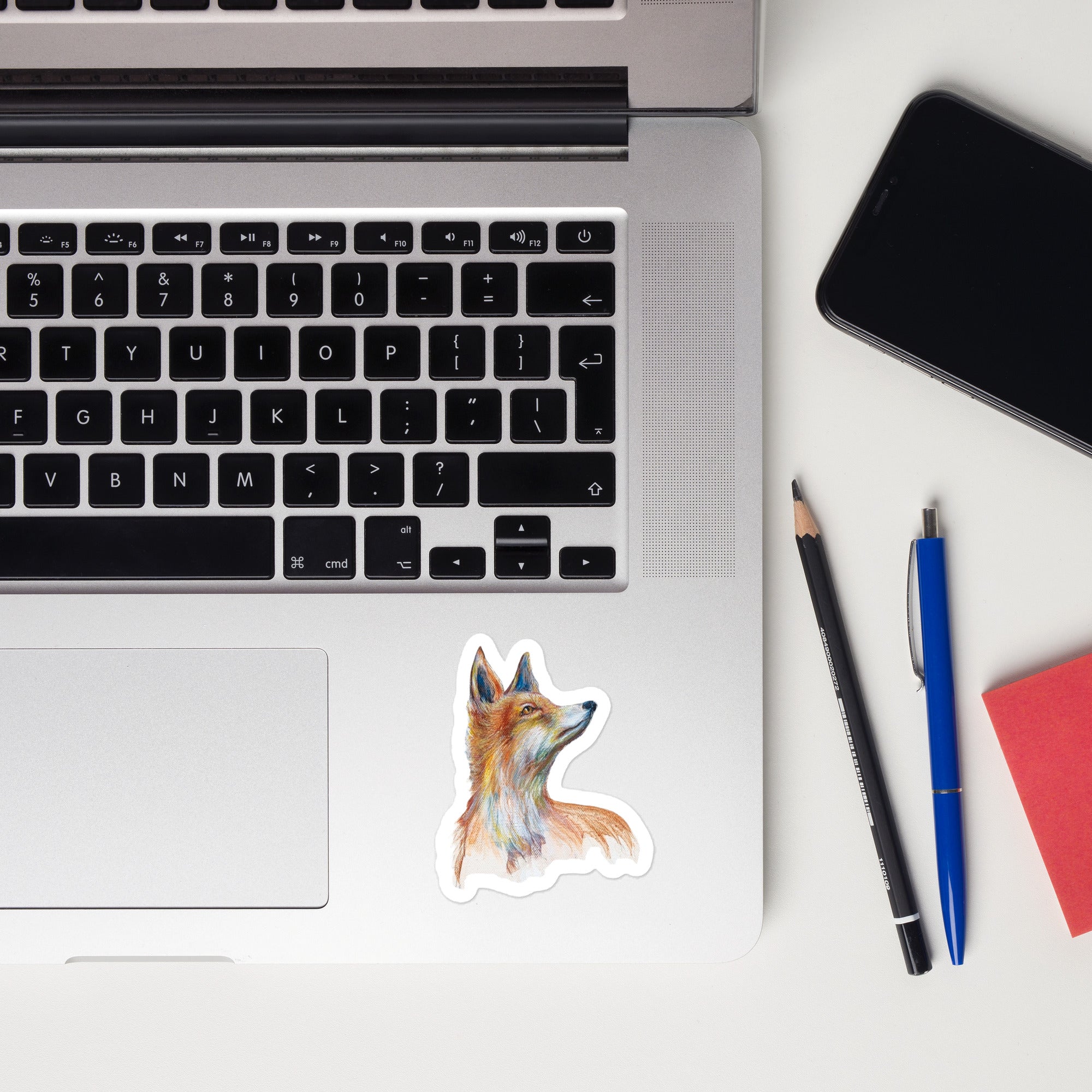 Vinyl decals- Attention Fox