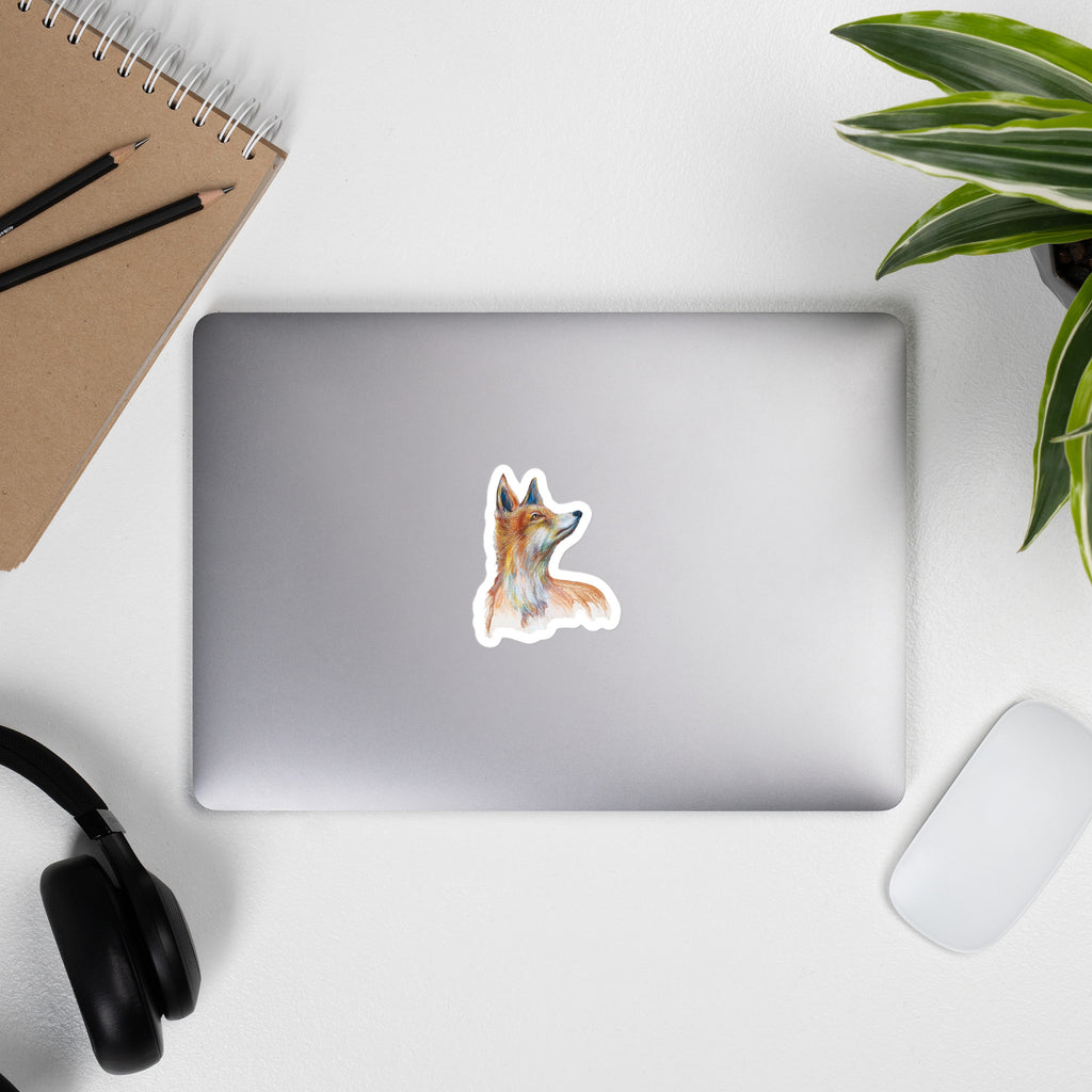 Vinyl decals- Attention Fox