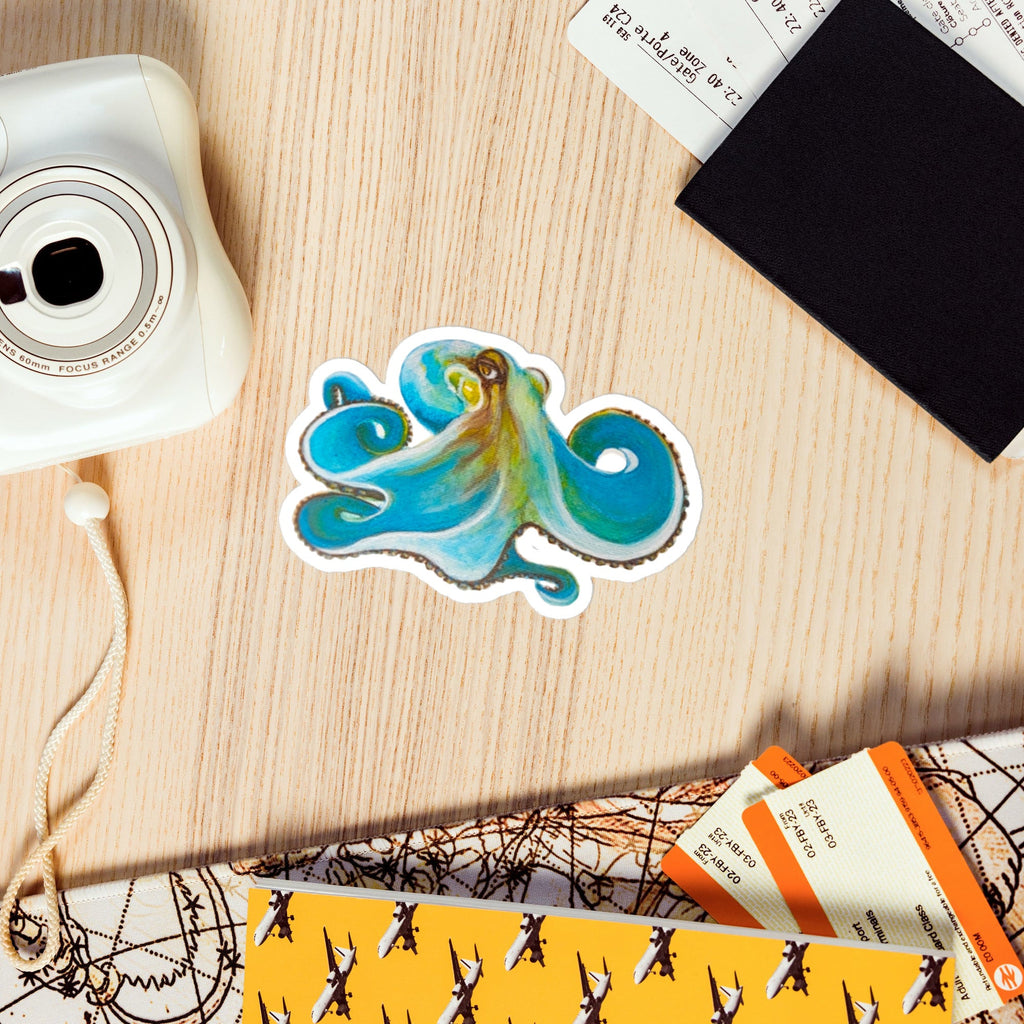 Vinyl decals- Coconut Octopus