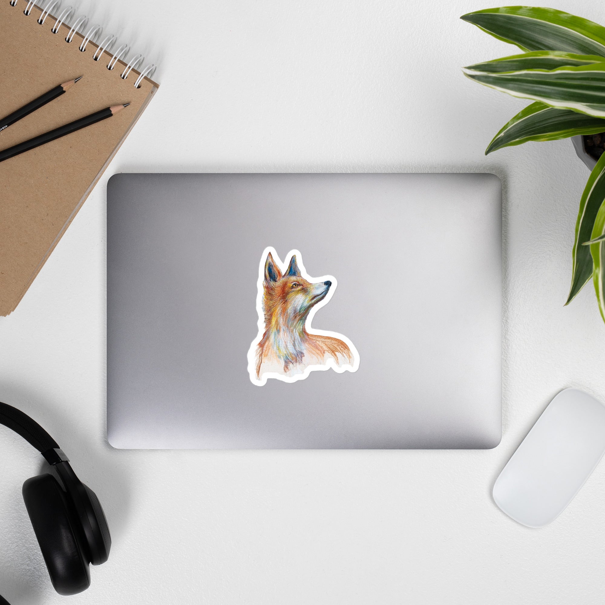 Vinyl decals- Attention Fox