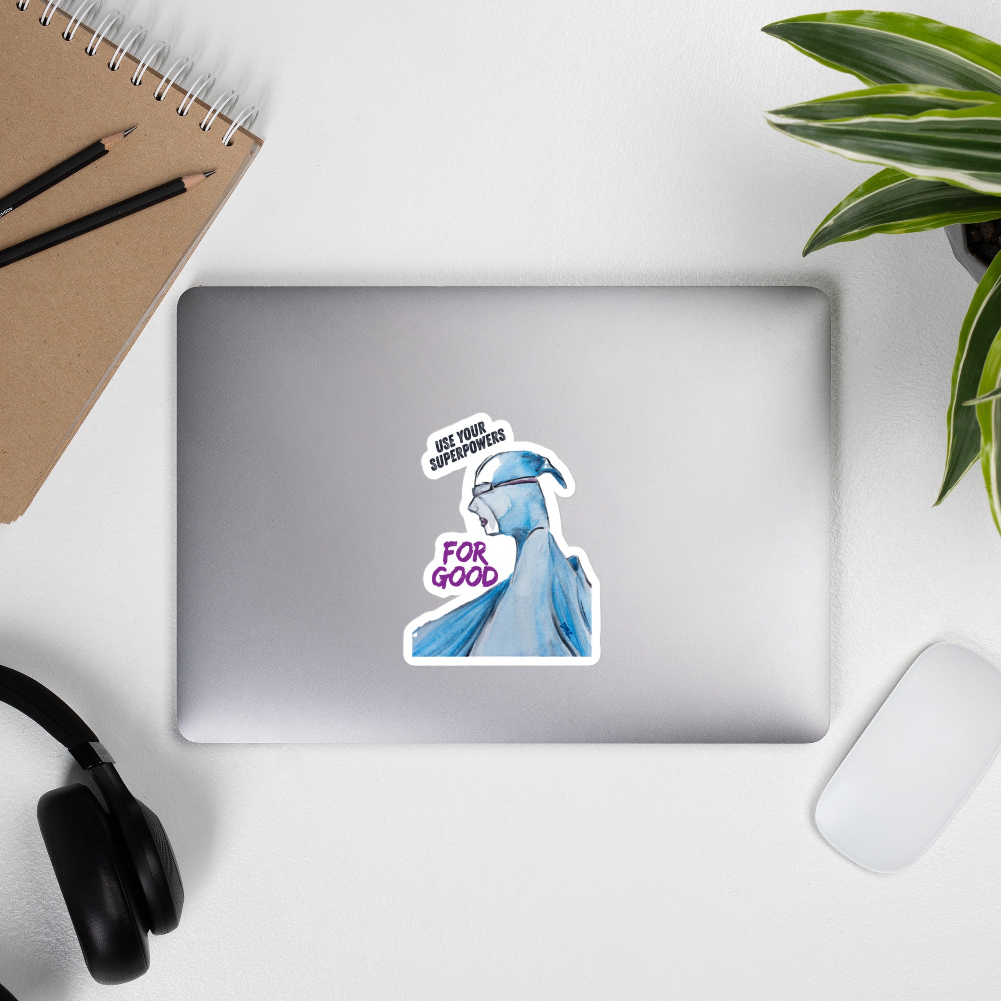 Vinyl decals- Superpowers Blue Girl
