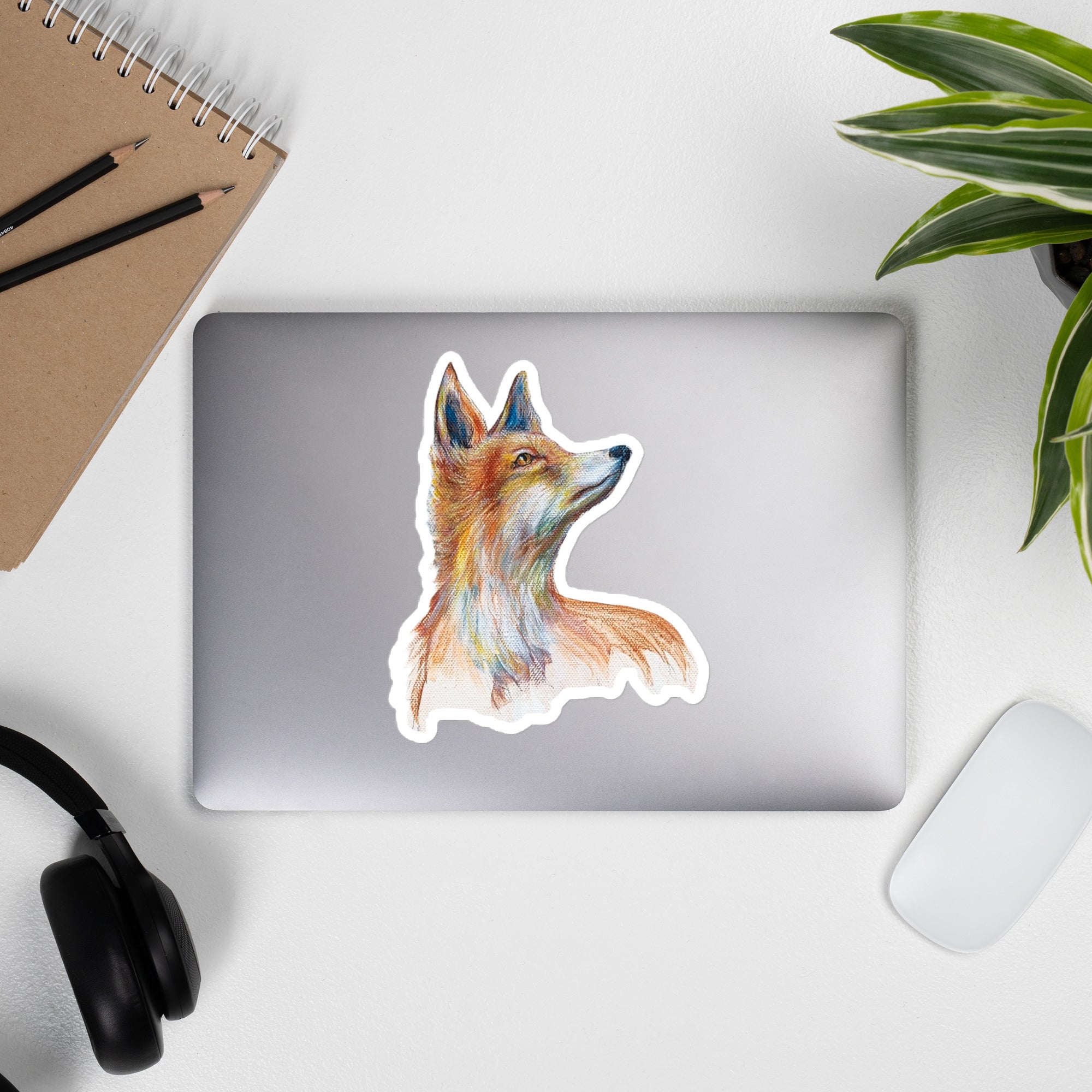 Vinyl decals- Attention Fox