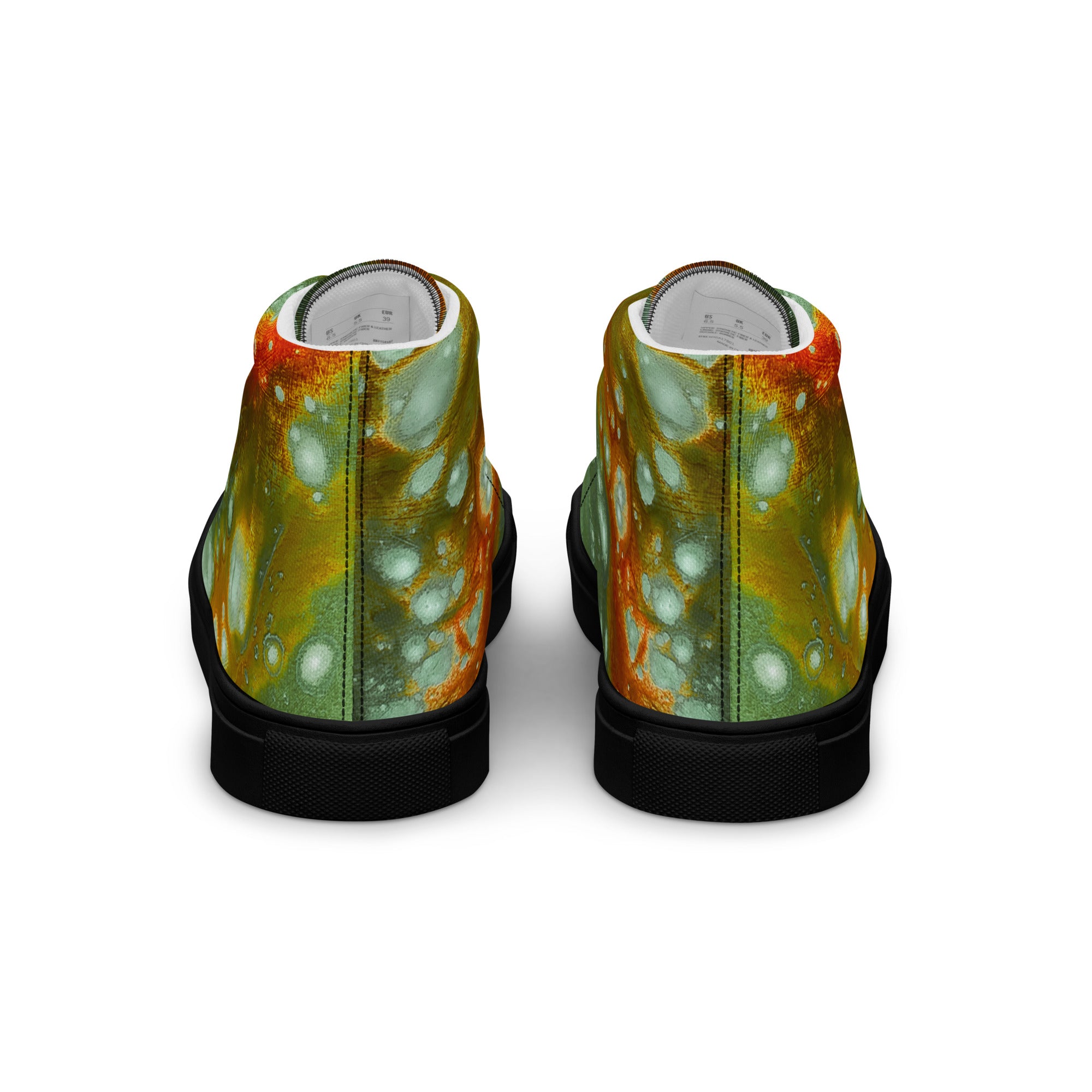 Men's High Top- Galaxy Green a.k.a. Surface of Mercury