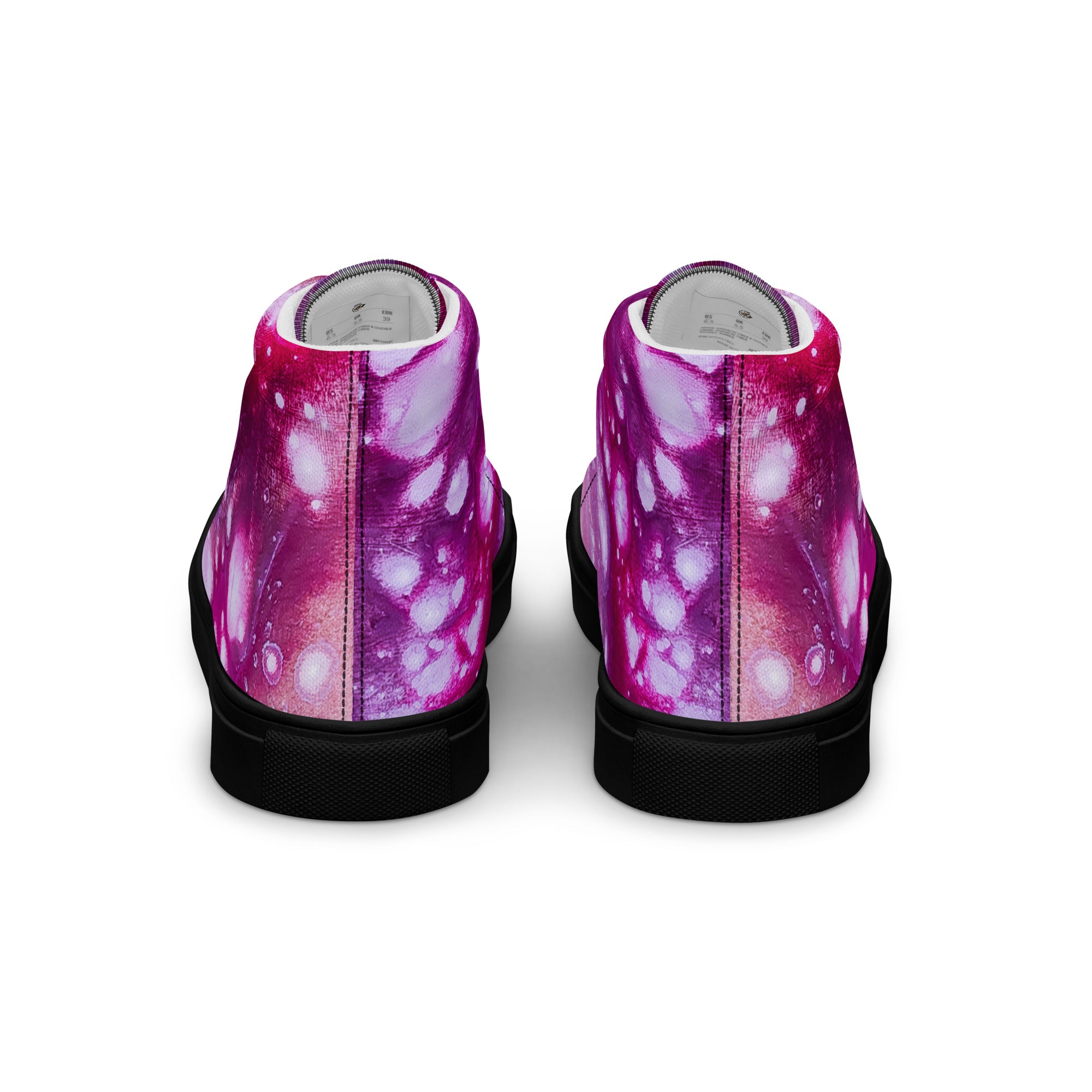 Men's High Top- Galaxy Fuchsia