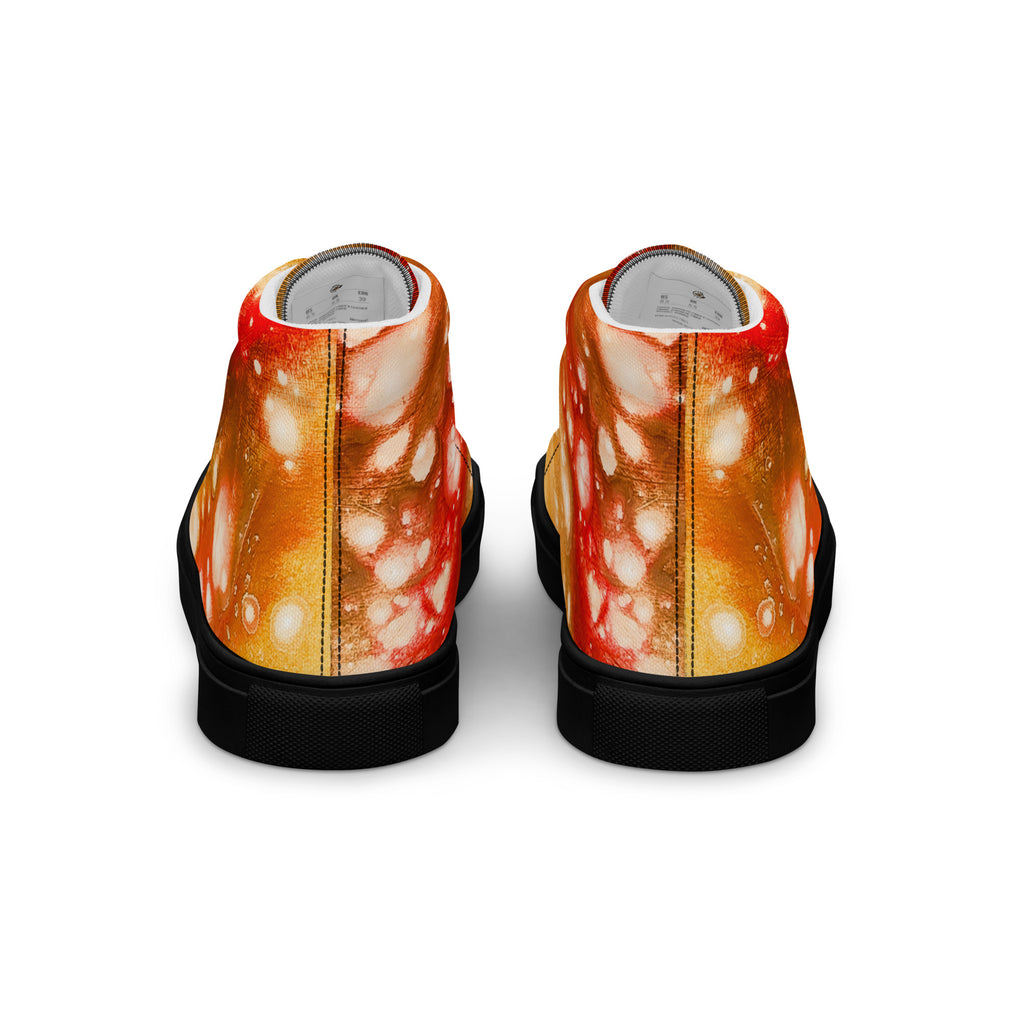 Men's High Top- Galaxy Golden
