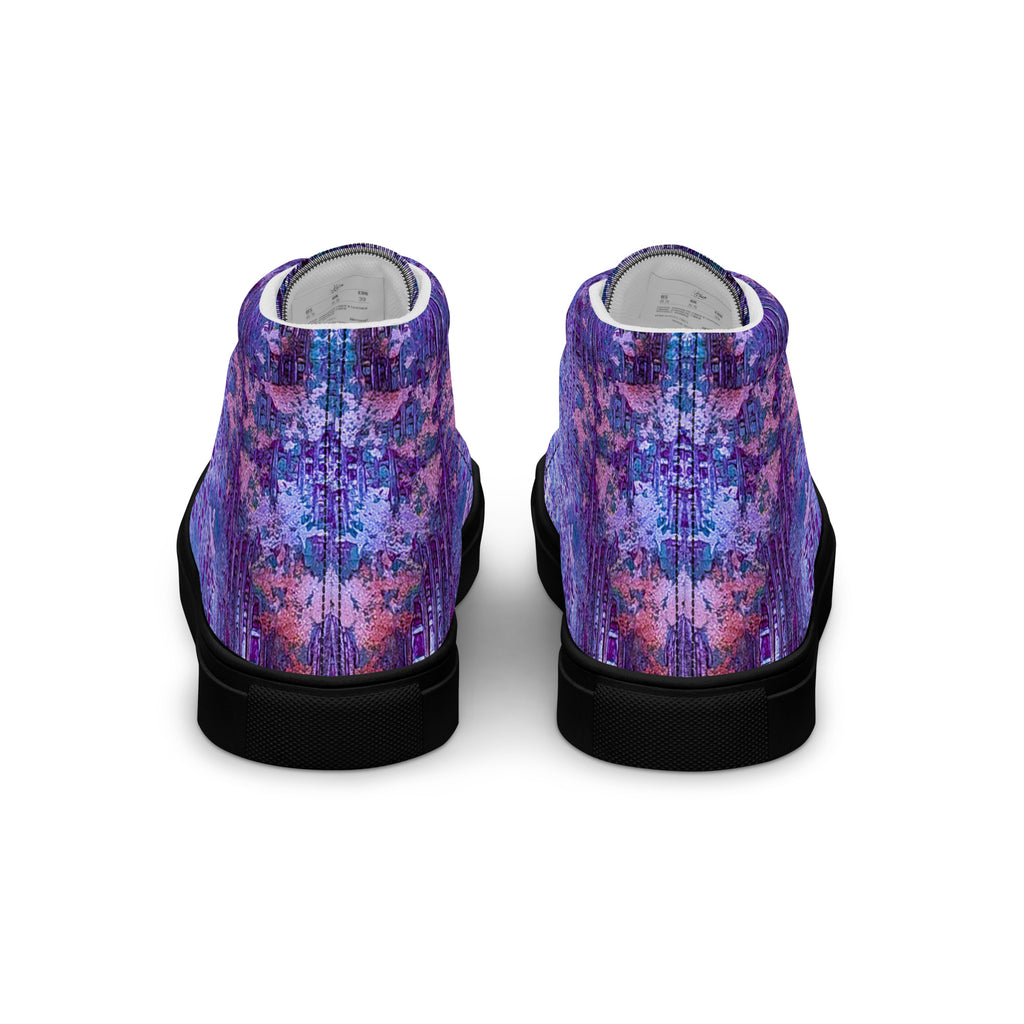 Men's High Top- Weave Purple