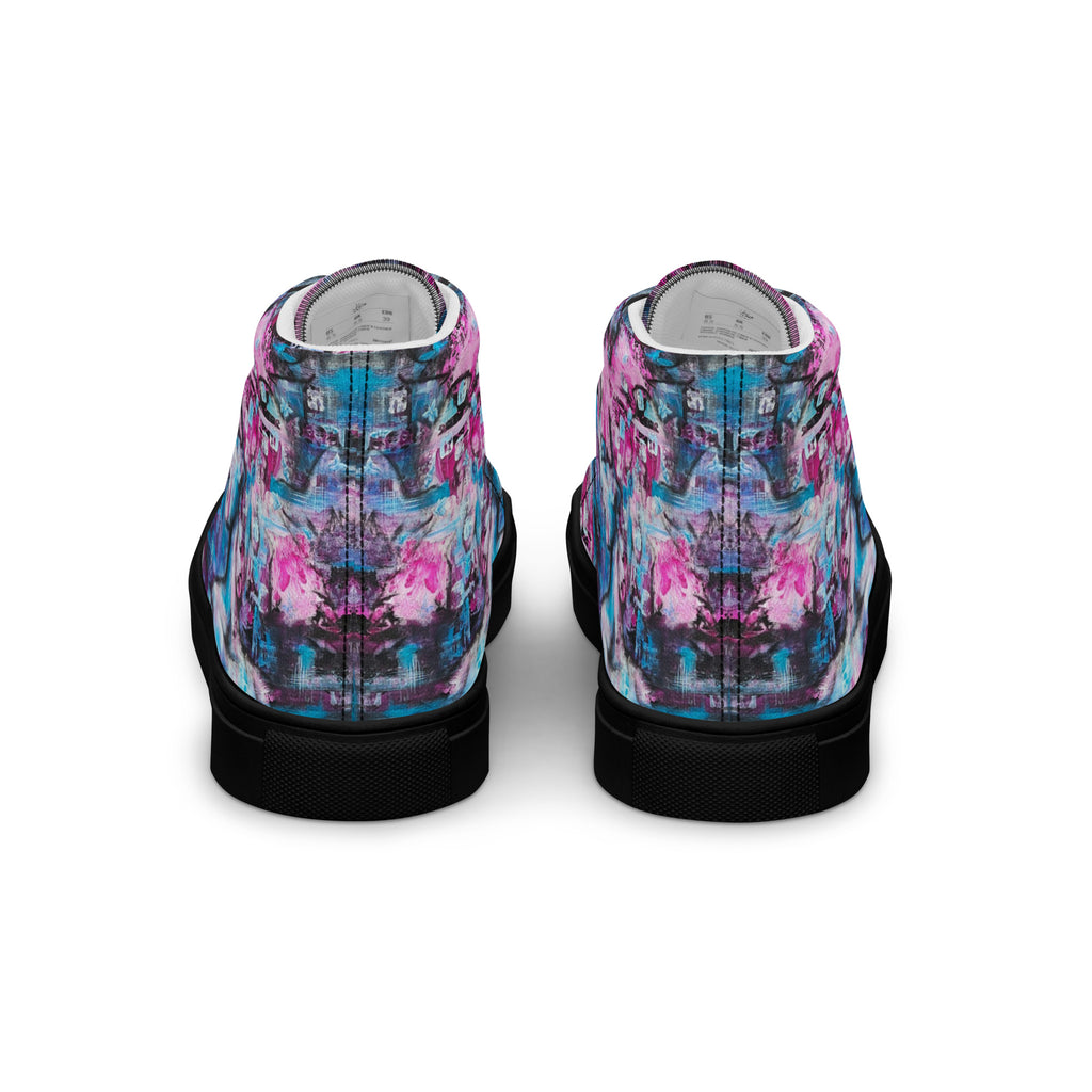 Men's High Top- Pink Lady