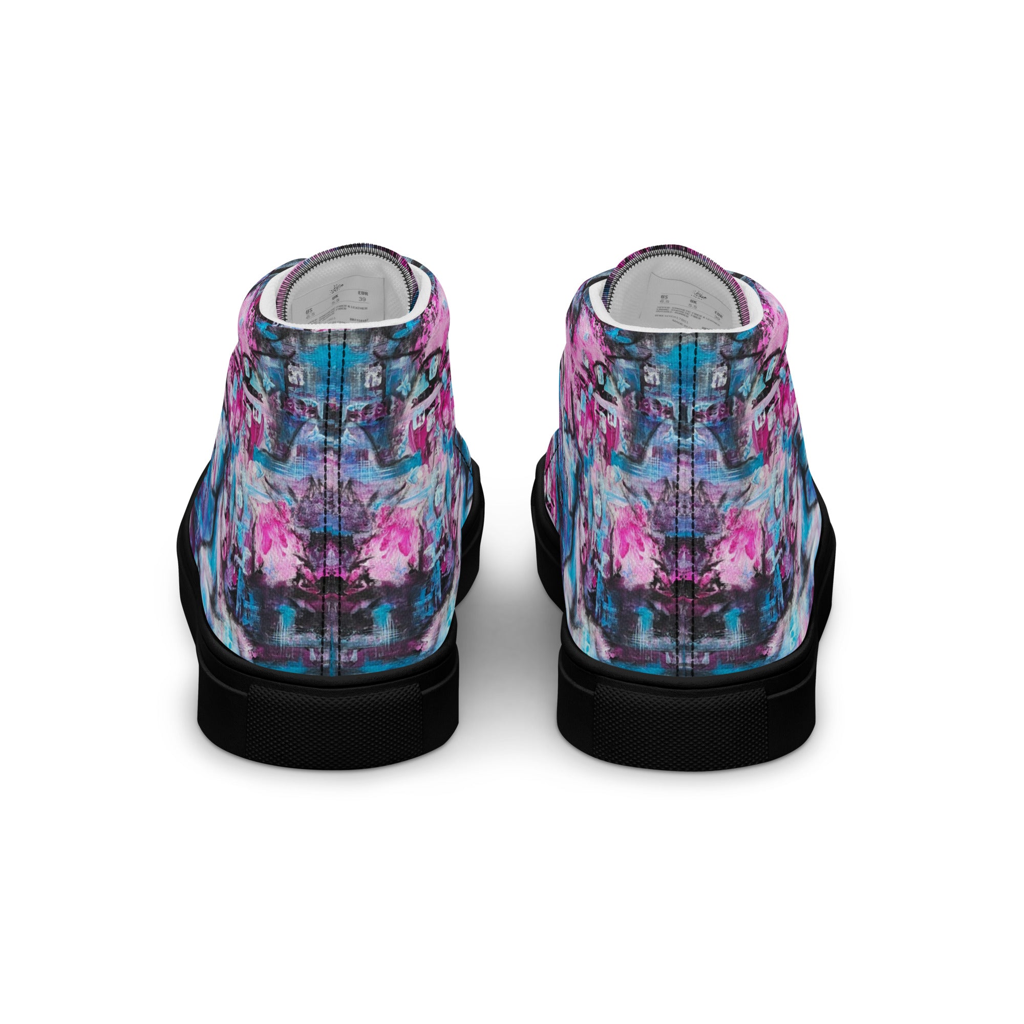 Men's High Top- Pink Lady