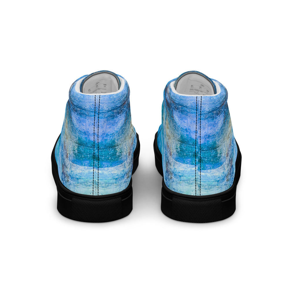 Men's High Top- Bright Earth Blue