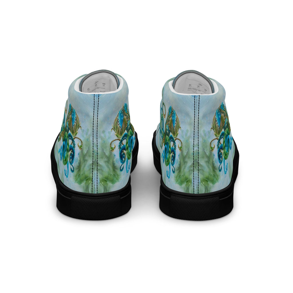 Men's High Top- Nature Octopus