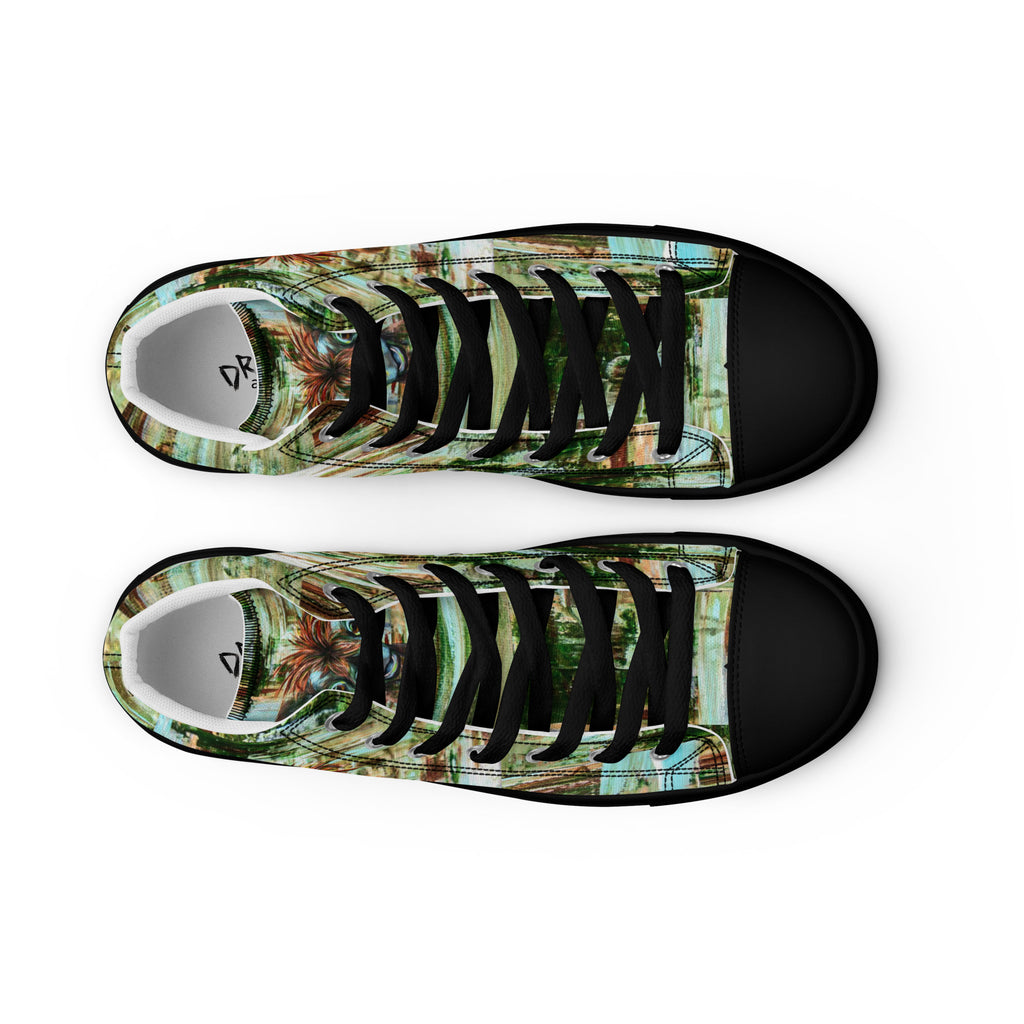 Men's High Top- Baby Cow