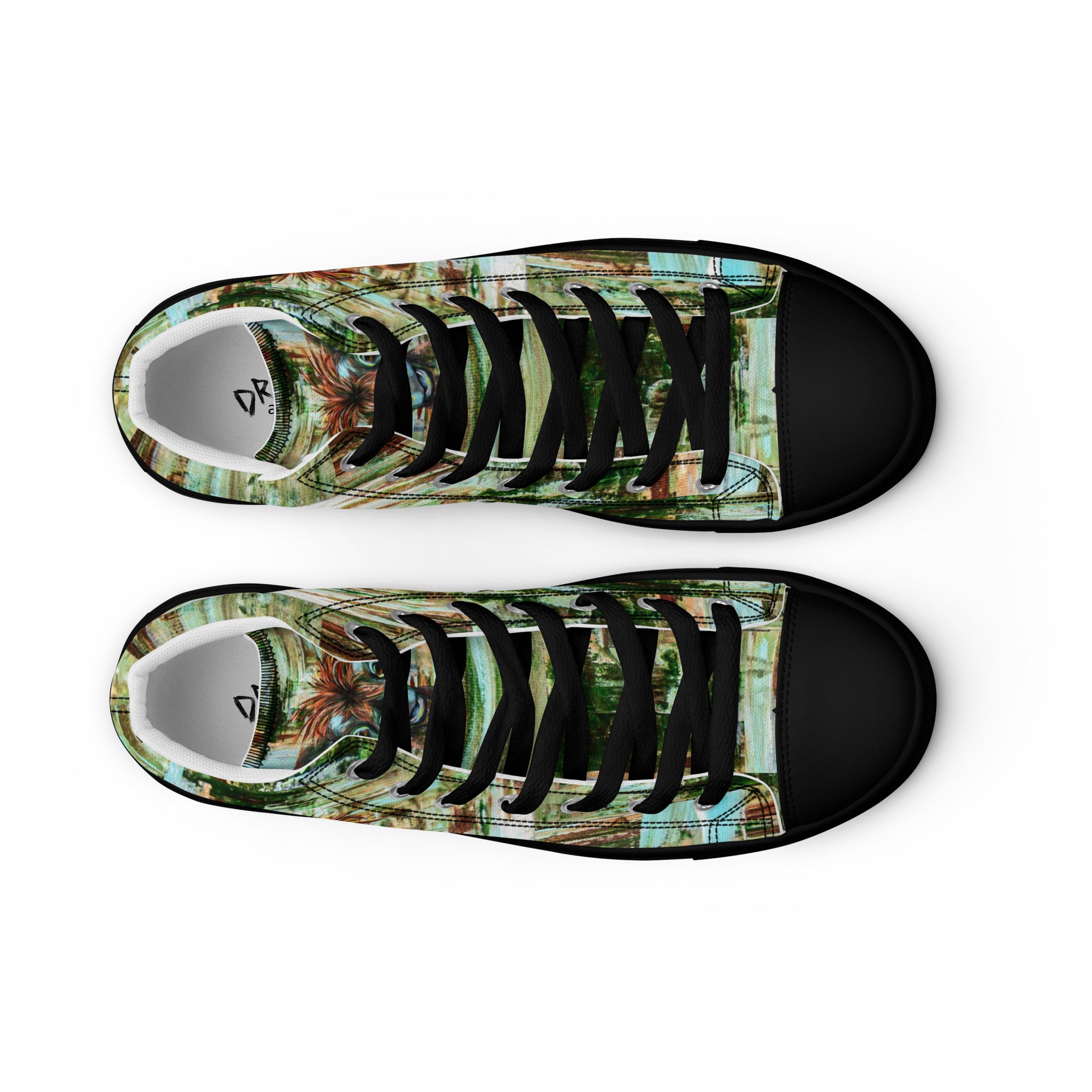 Men's High Top- Baby Cow