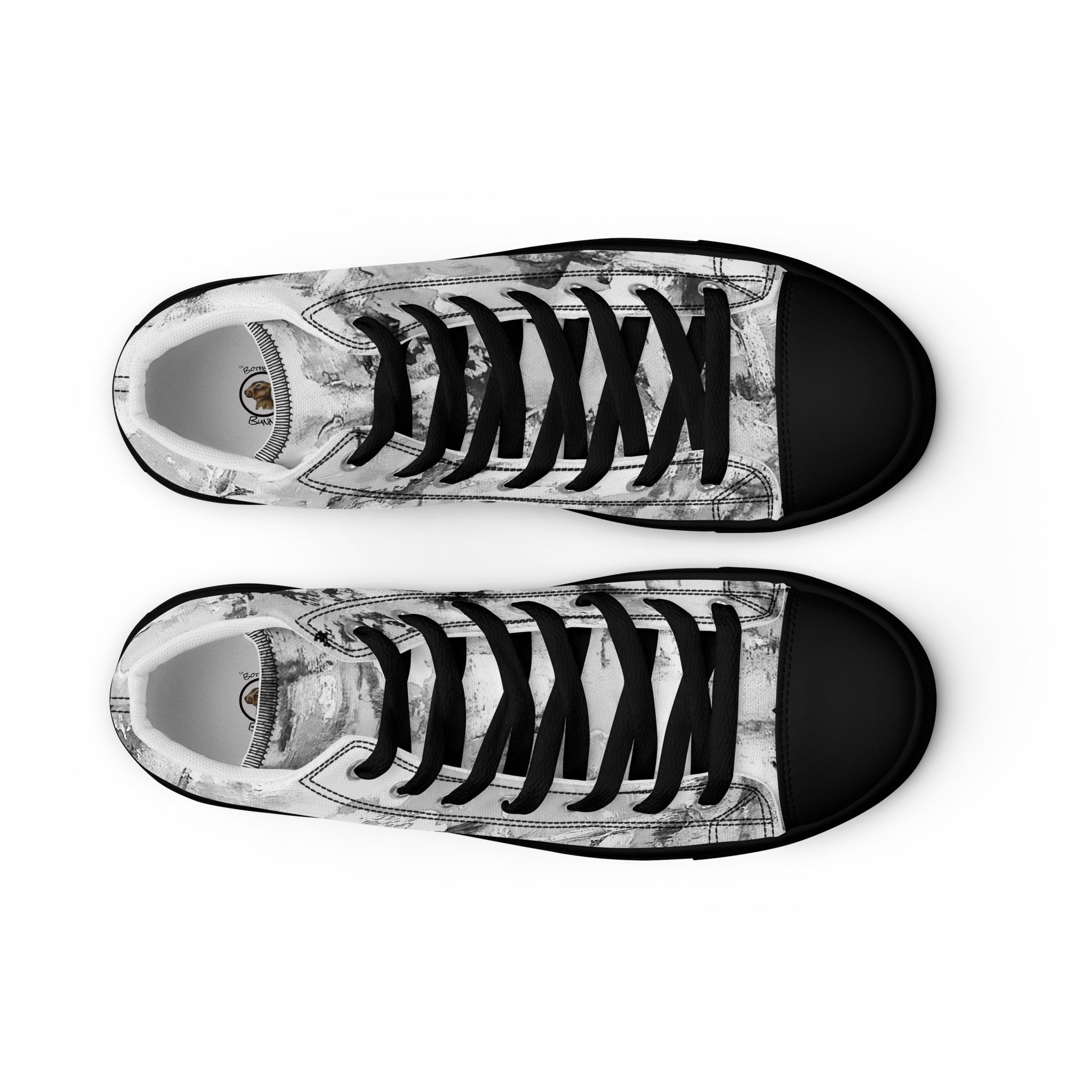 Men's High Top- Mismatch Grey
