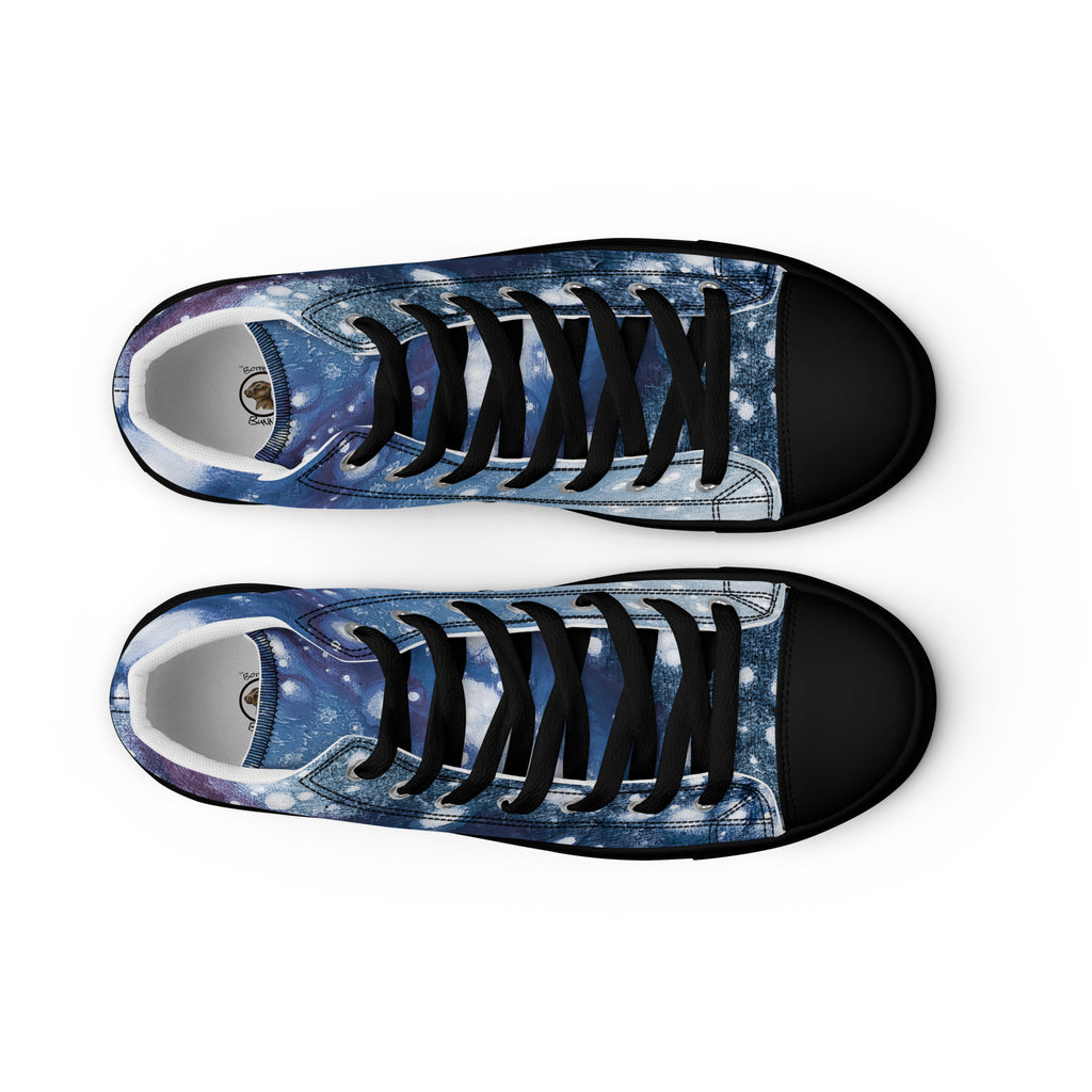 Men's High Top- Galaxy Blue
