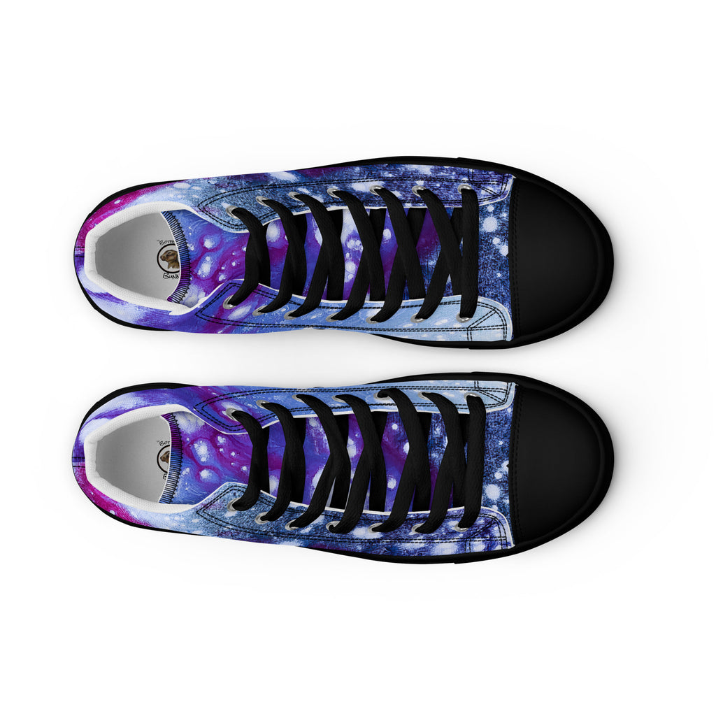Men's High Top- Galaxy Purple