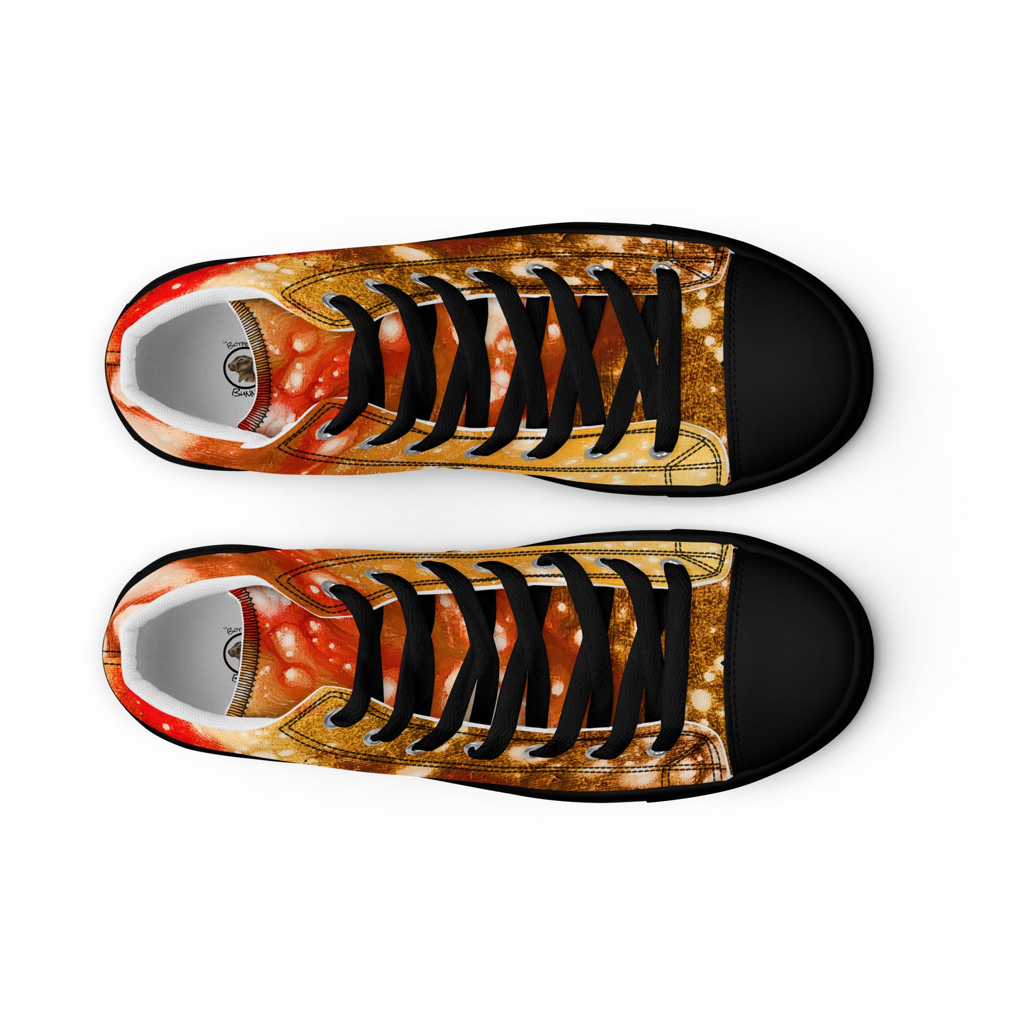 Men's High Top- Galaxy Golden