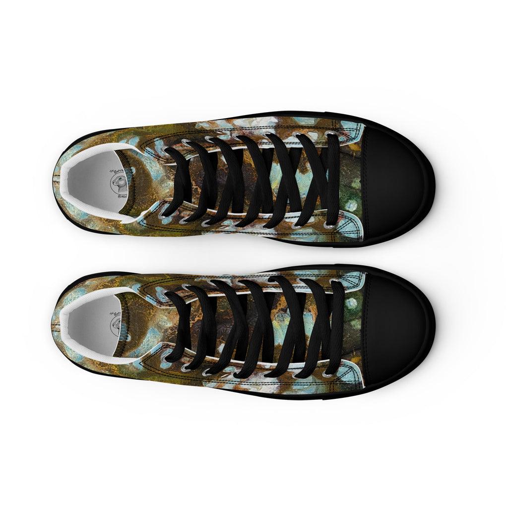 Men's High Top- Microscope