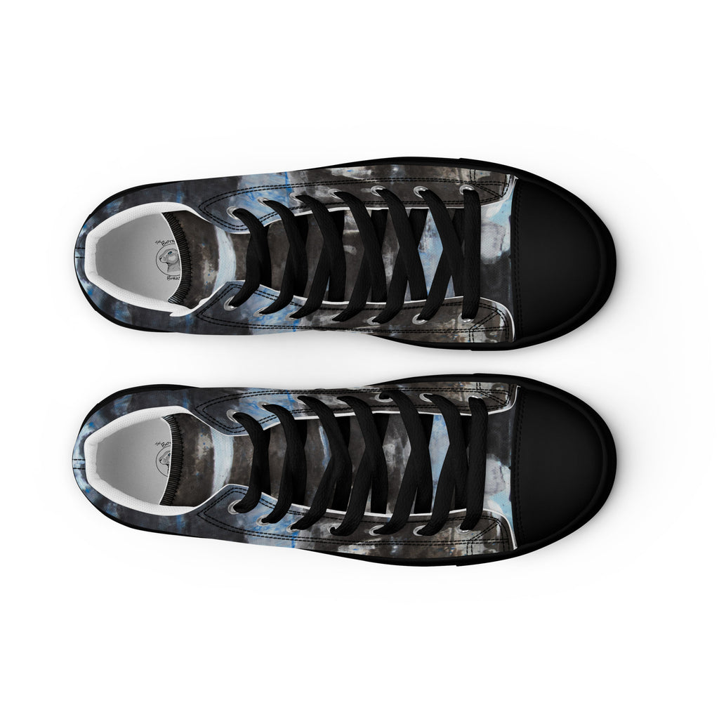 Men's High Top- Start with Blue