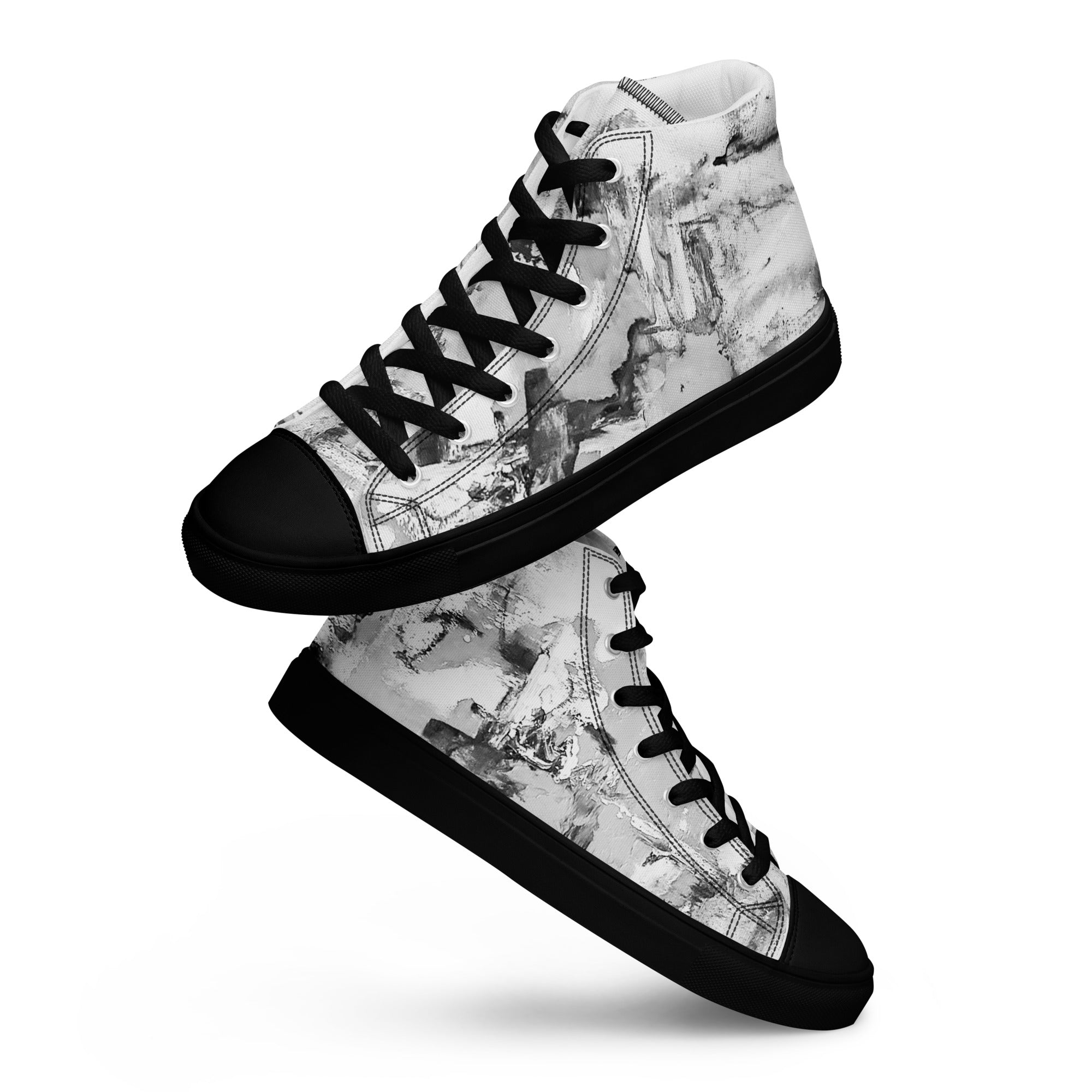 Men's High Top- Mismatch Grey