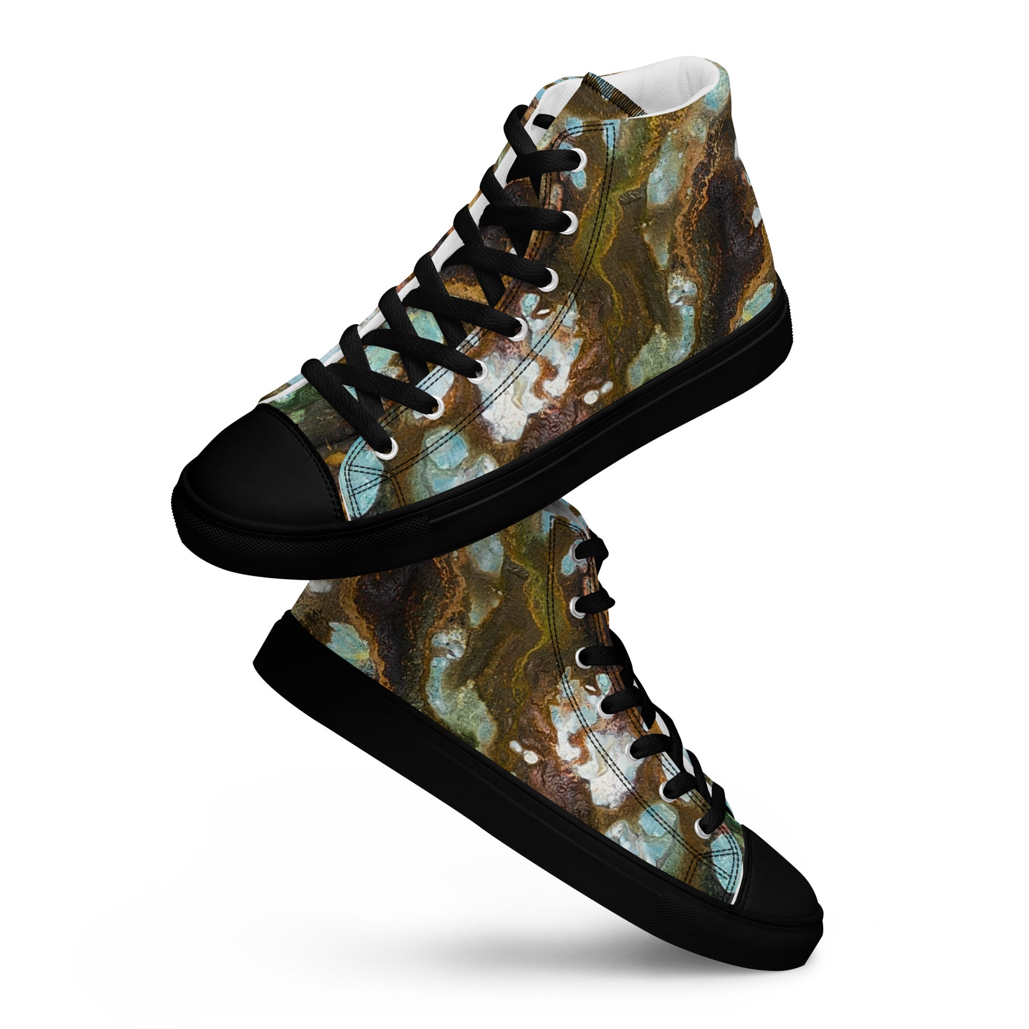 Men's High Top- Microscope
