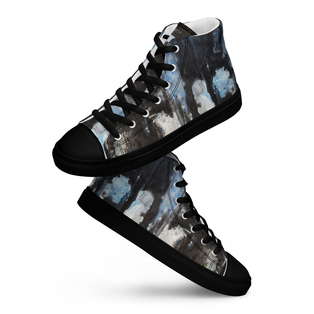 Men's High Top- Start with Blue
