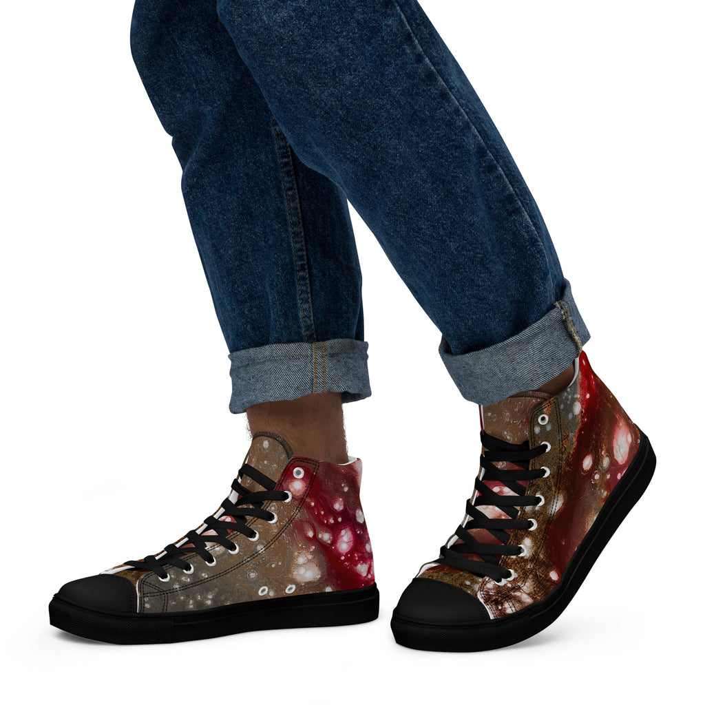 Men's High Top- Galaxy Rust