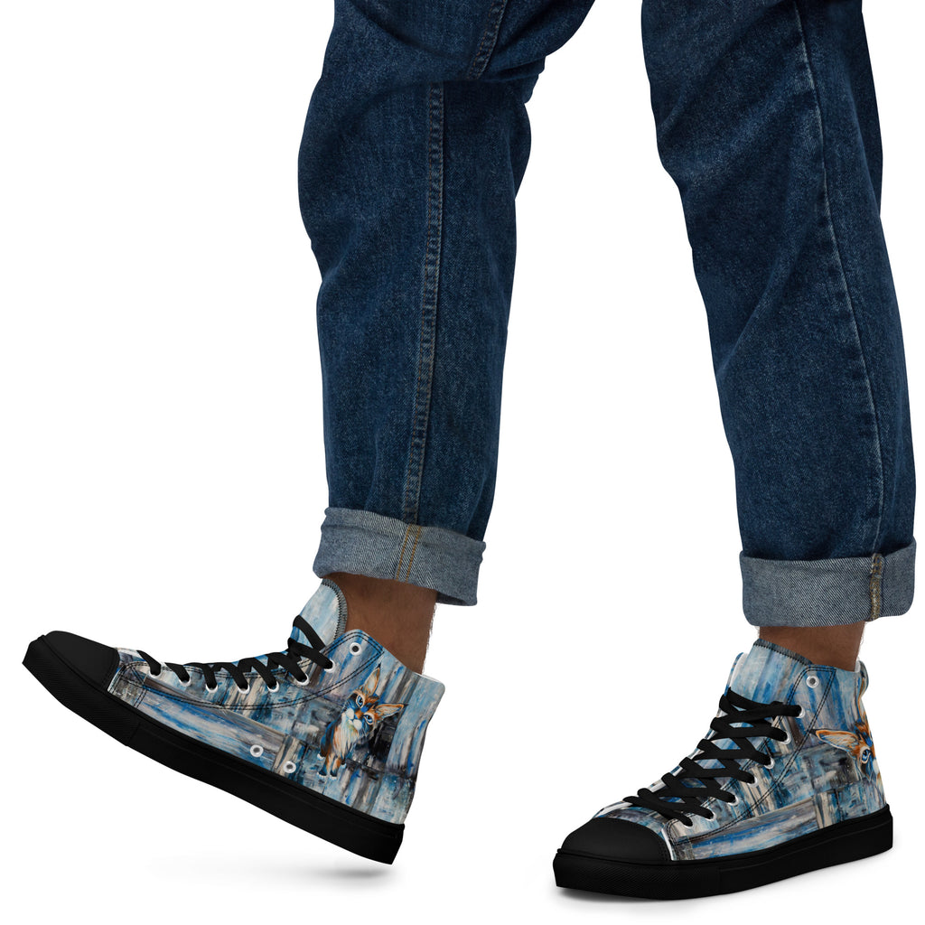 Men's High Top- Big Kitty