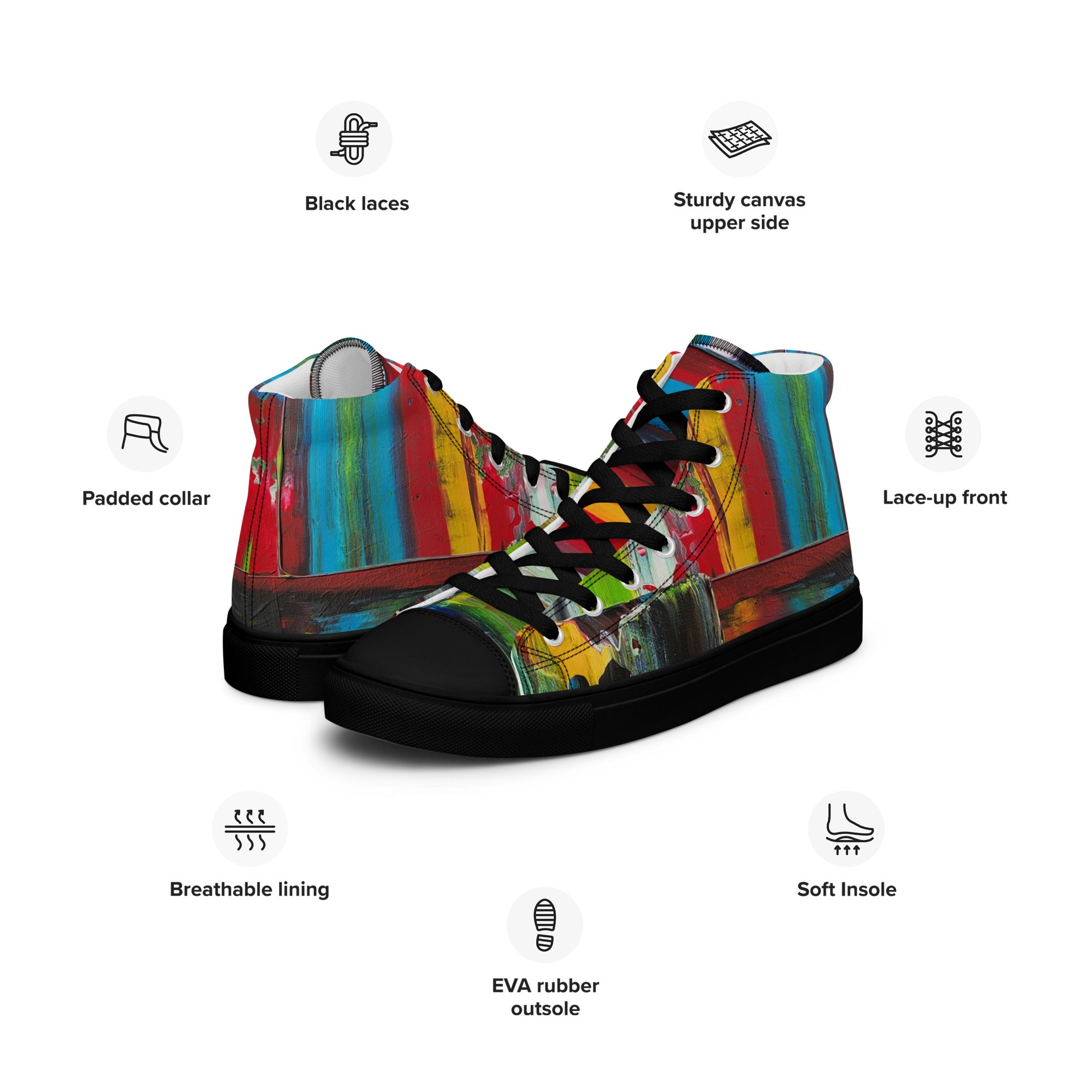 Men's High Top- Circus