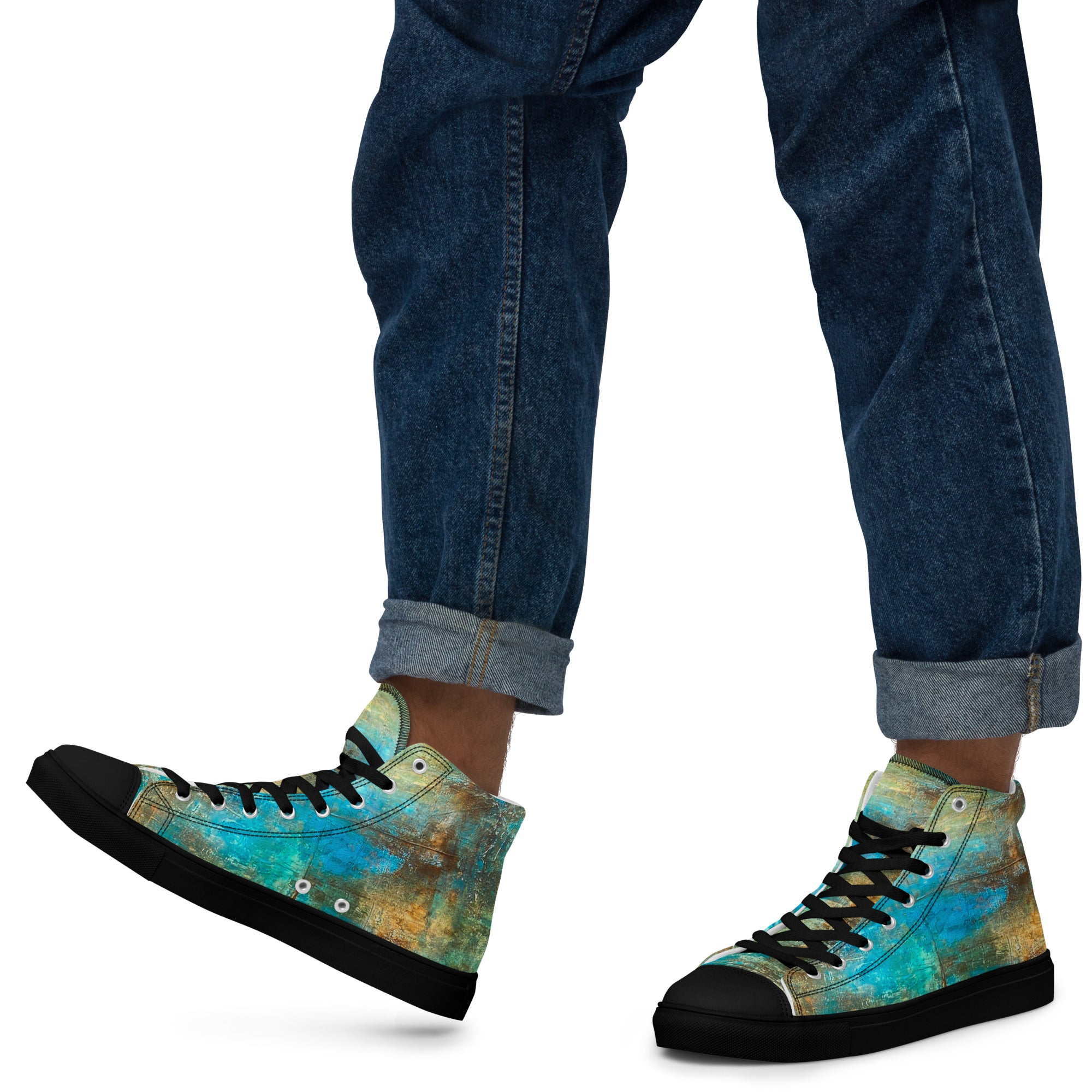 Men's High Top- Bright Earth