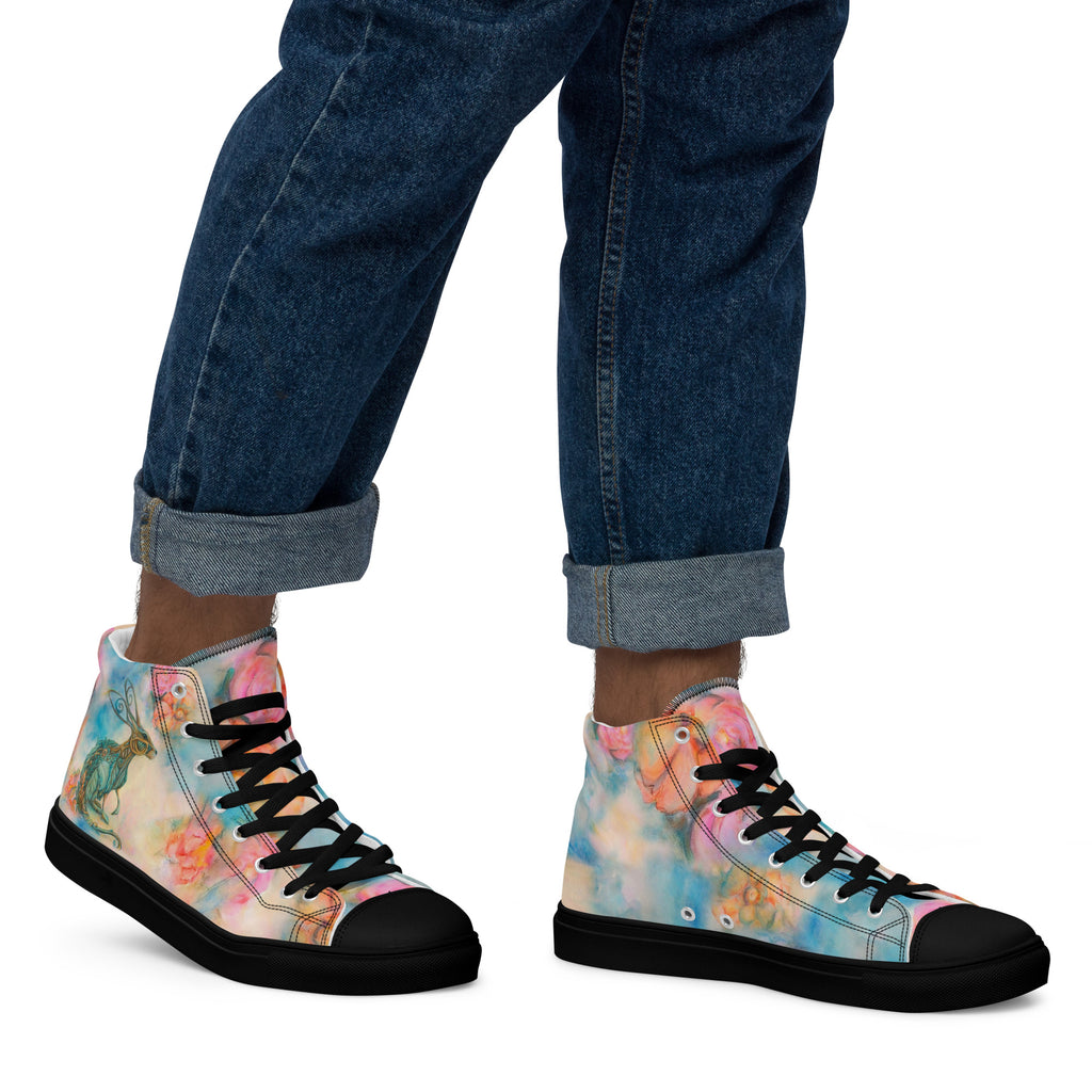 Men's High Top- Hare Plant