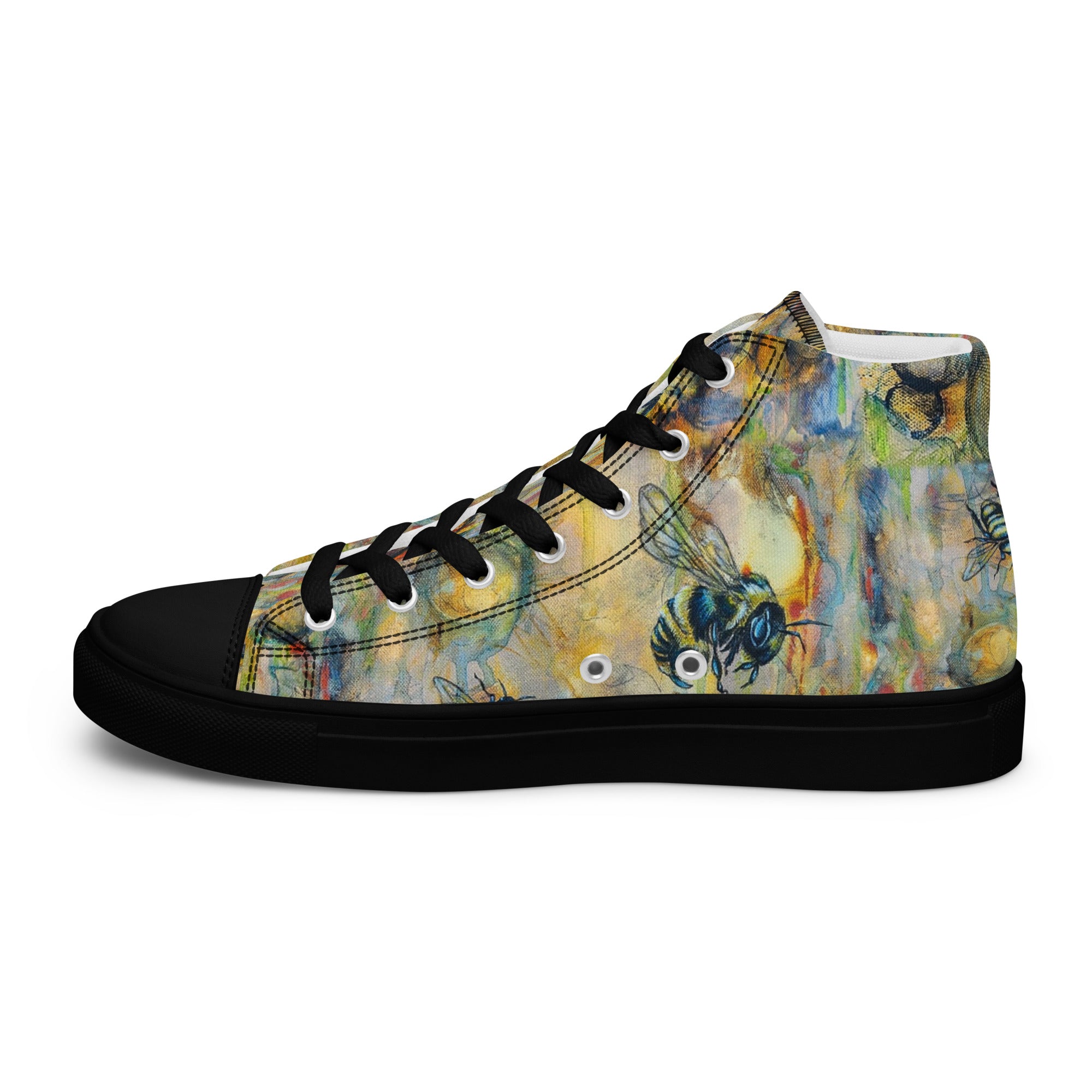 Men's High Top- Camp Bee