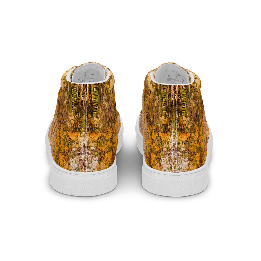 Men's High Top- Weave Golden